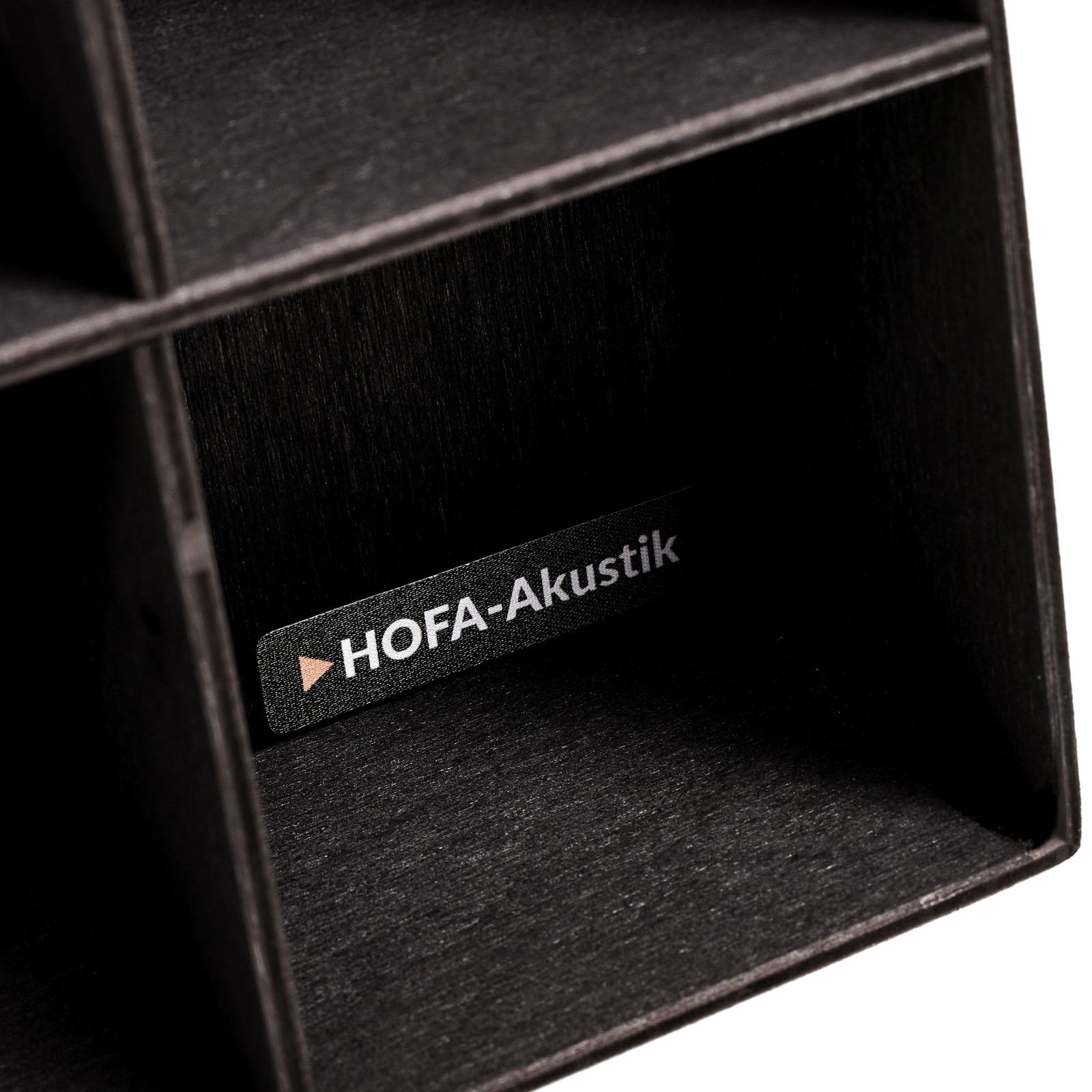 Detailansicht vom HOFA Diffusor in Schwarz