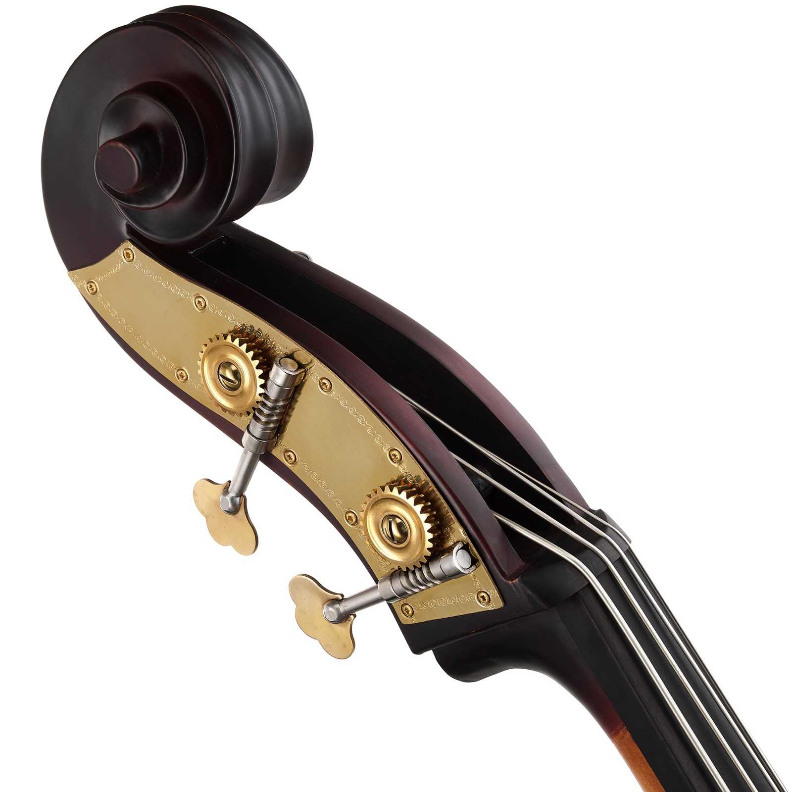 Headstock of the Thomann 111TS 3/4 Double Bass