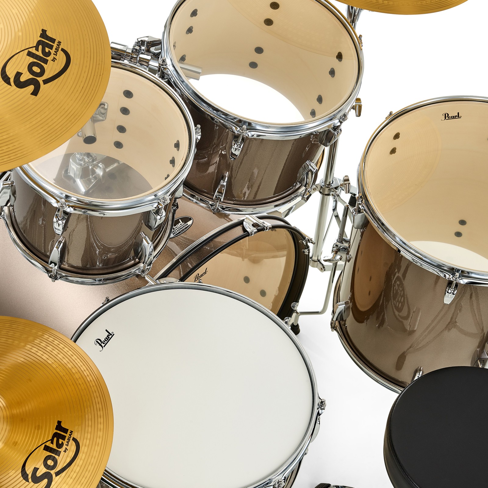 Pearl Roadshow 20" Plus Bronze Metallic, drumkit with Sabian cymbals