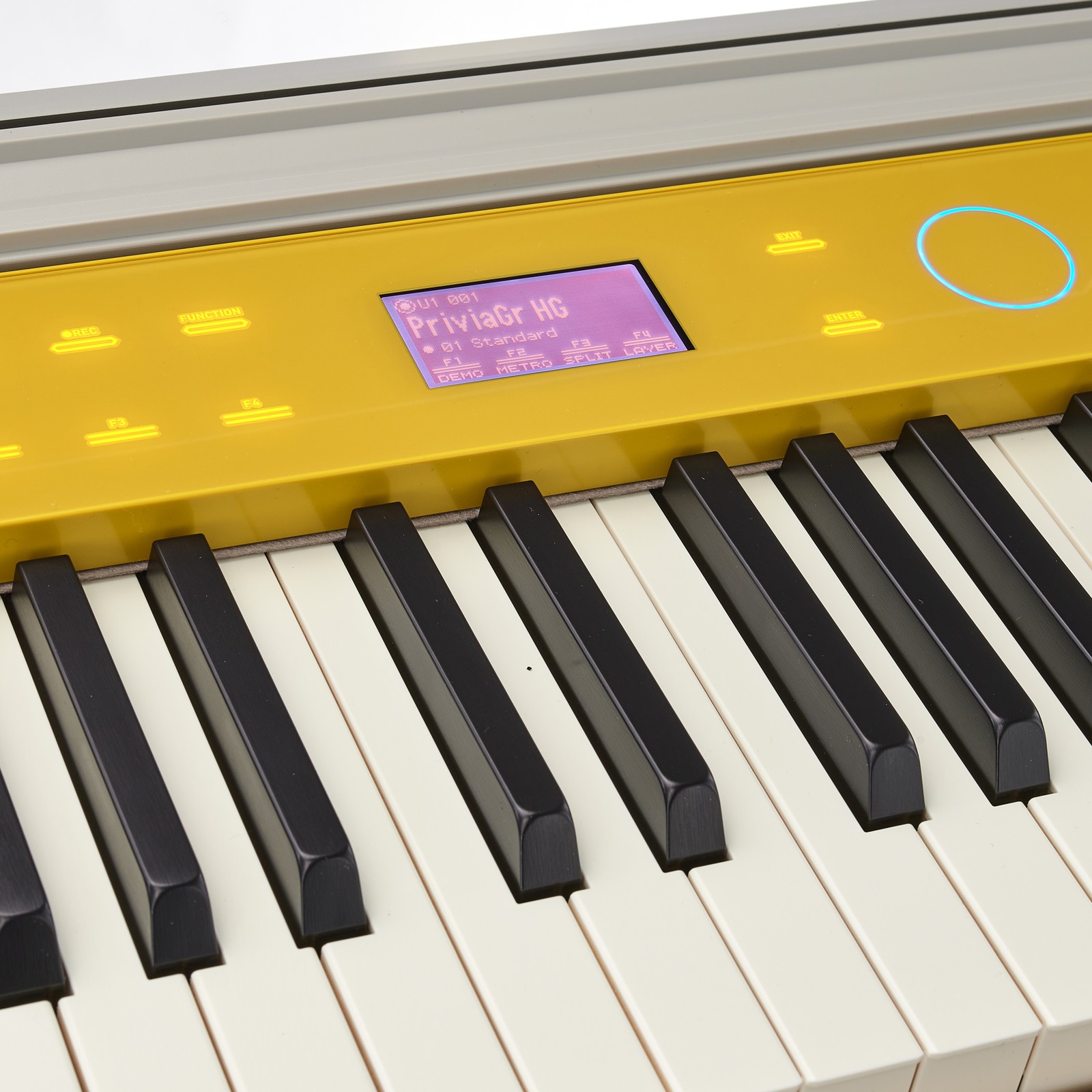 Tasten und Display des Casio PX-S7000 HM