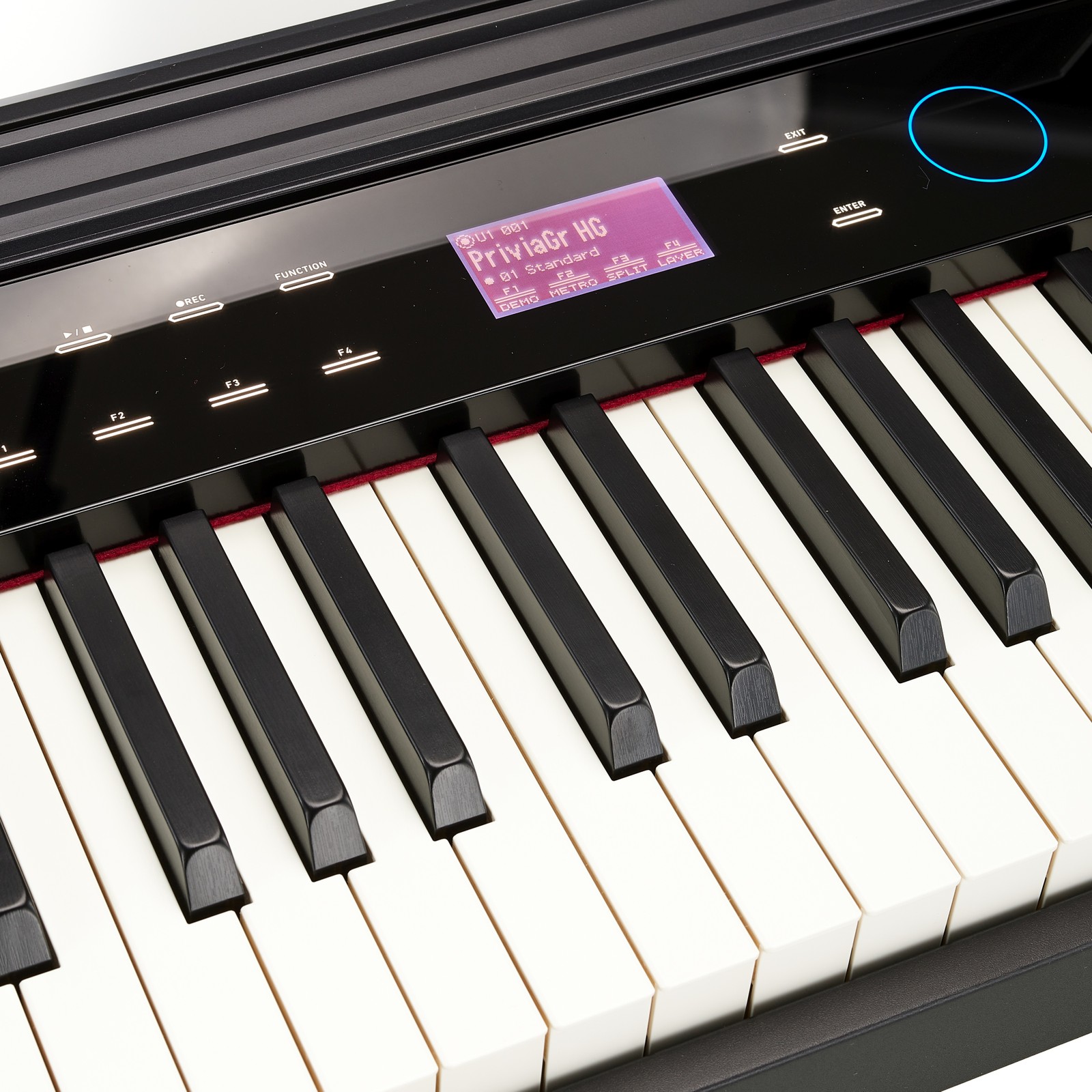 Tasten und Display des Casio PX-S7000 BK