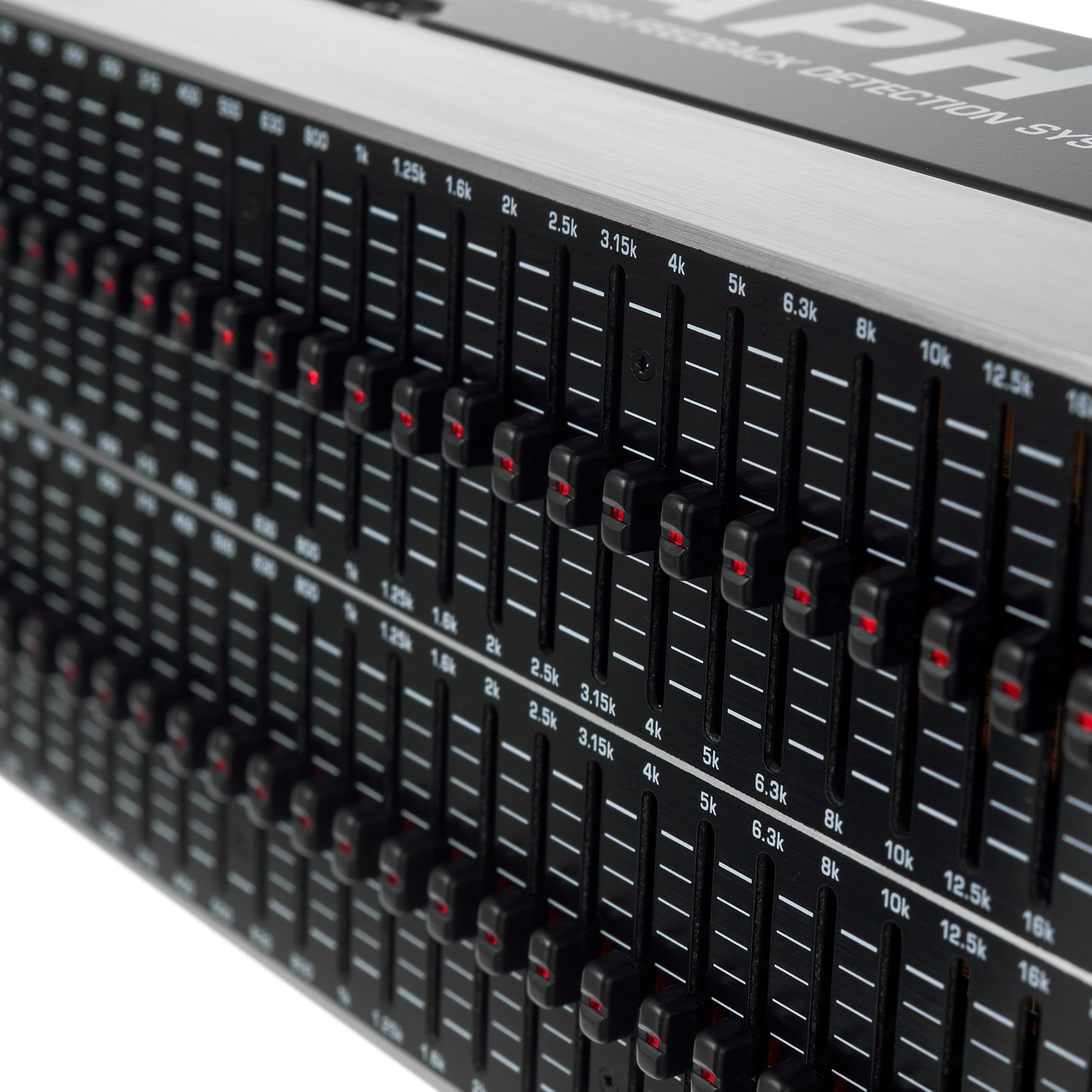 Frontseite des Behringer FBQ6200HD 31-Band Equalizer