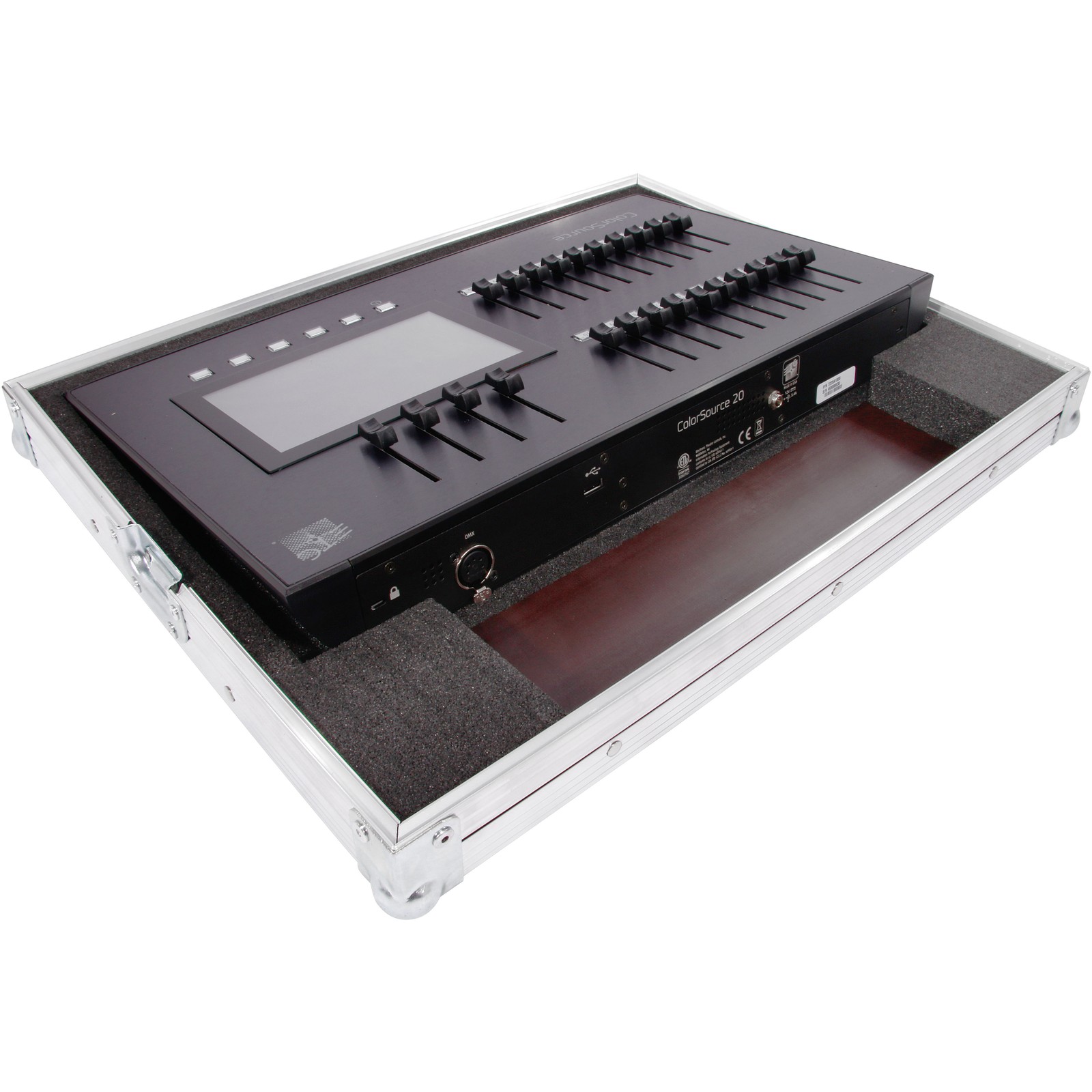 Unterteil des Thon ETC Color Source20 case mit Lichtmischpult