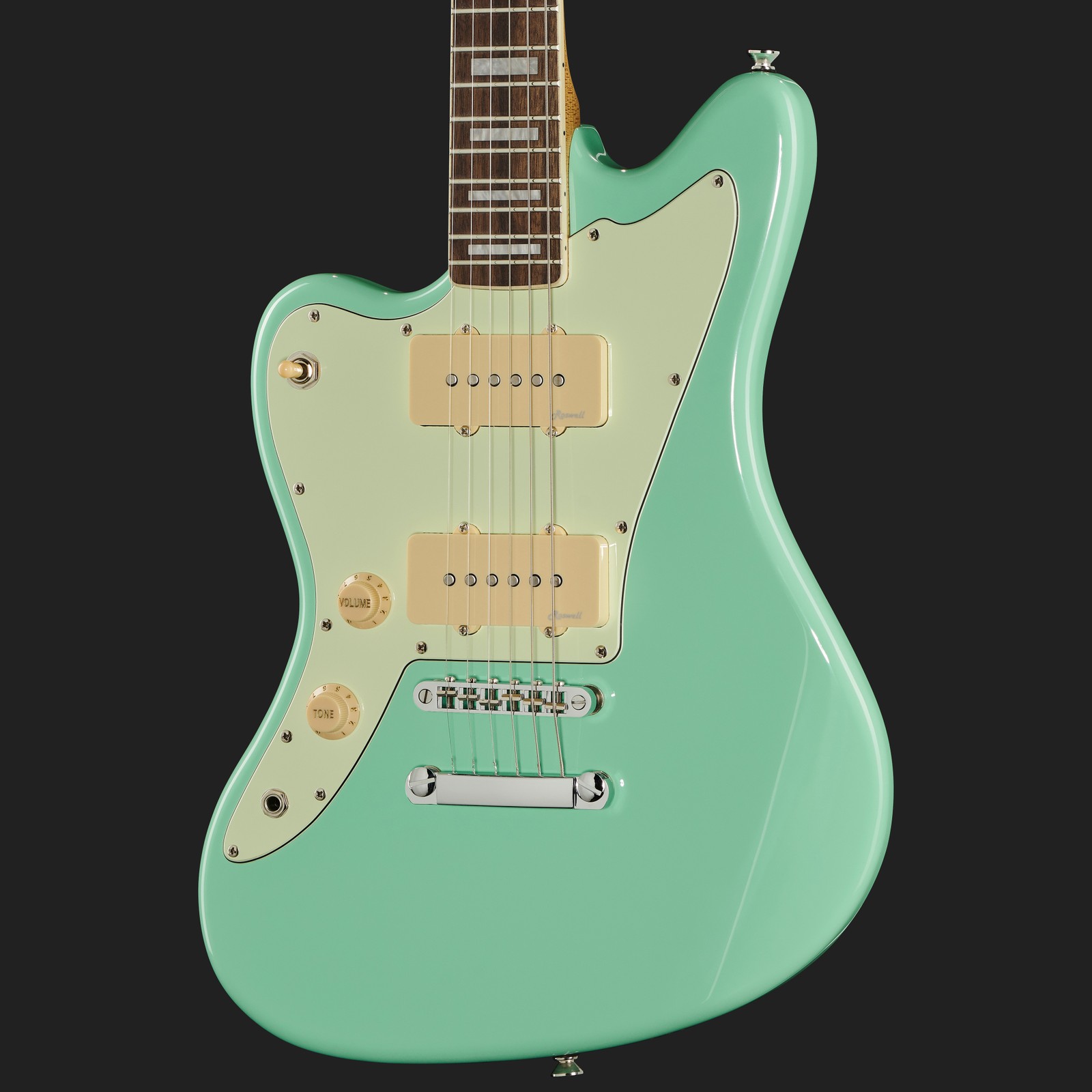 Korpus der Harley Benton JA-60CC LH Seafoam Green E-Gitarre
