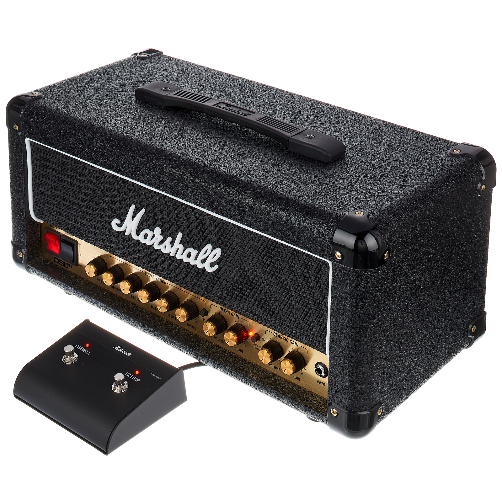 Marshall DSL20HR Vollröhren-Topteil für E-Gitarre