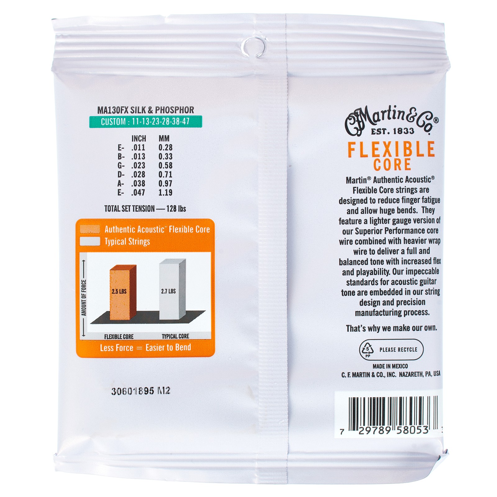 Martin Guitars MA-130FX Flexible Core Verpackung