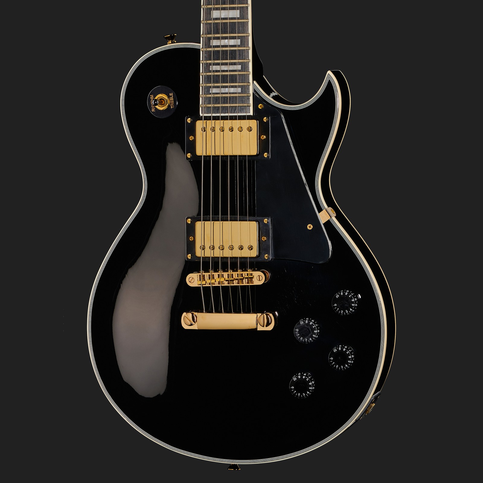 Body of the Harley Benton SC-500 BK Vintage Series Electric Guitar