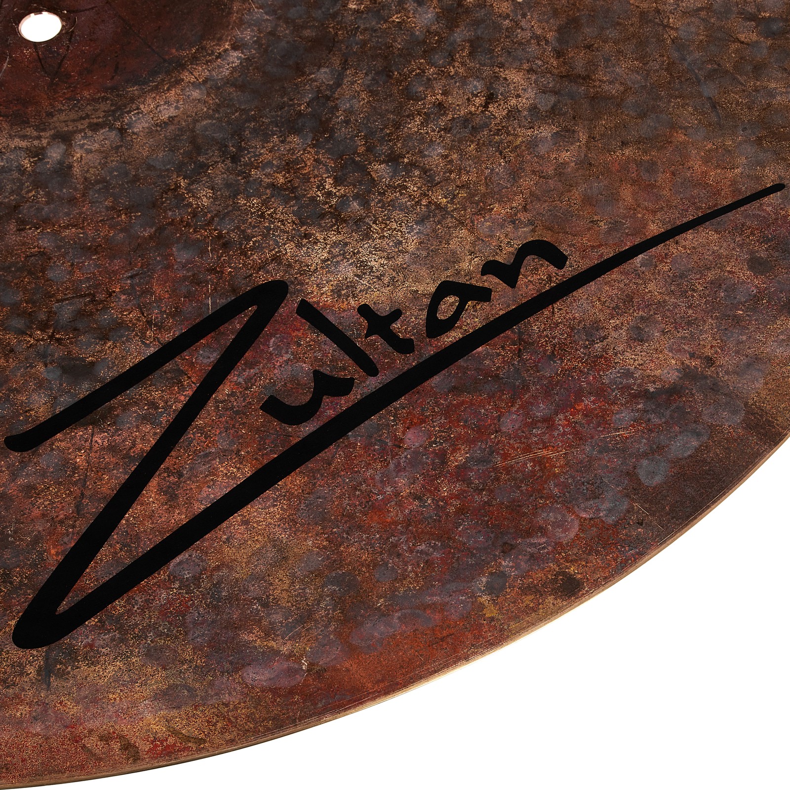 Zultan Logo am 22" Raw Jazz Ride Becken - Oberseite