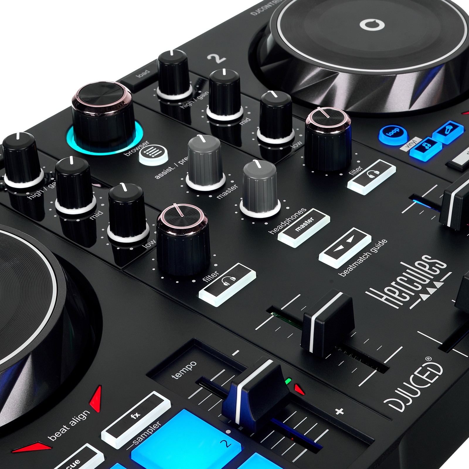 Bdedienoberfläche des Hercules DJ Control Inpulse 200 MK3