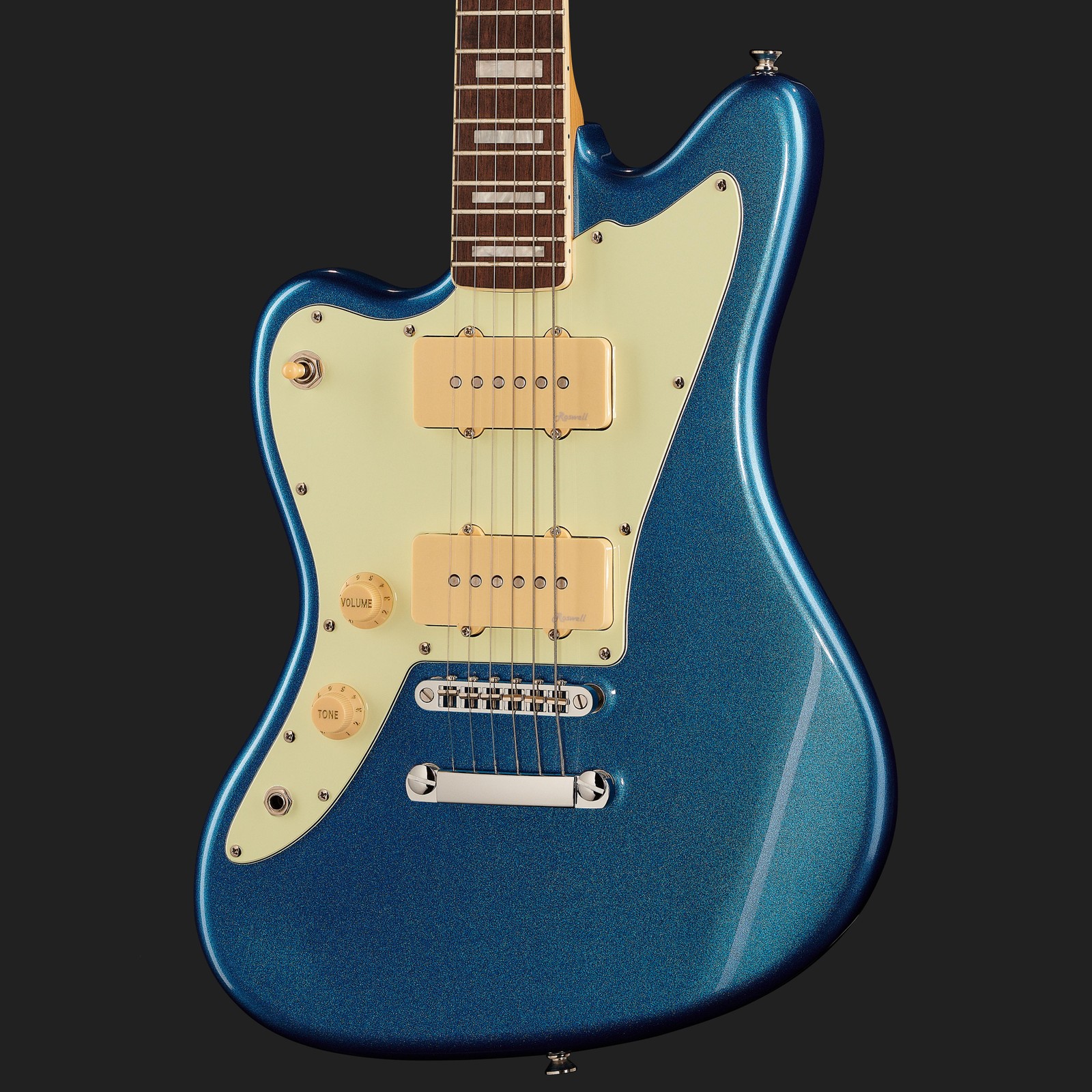 Korpus der Harley Benton JA-60CC LH Lake Placid Blue E-Gitarre