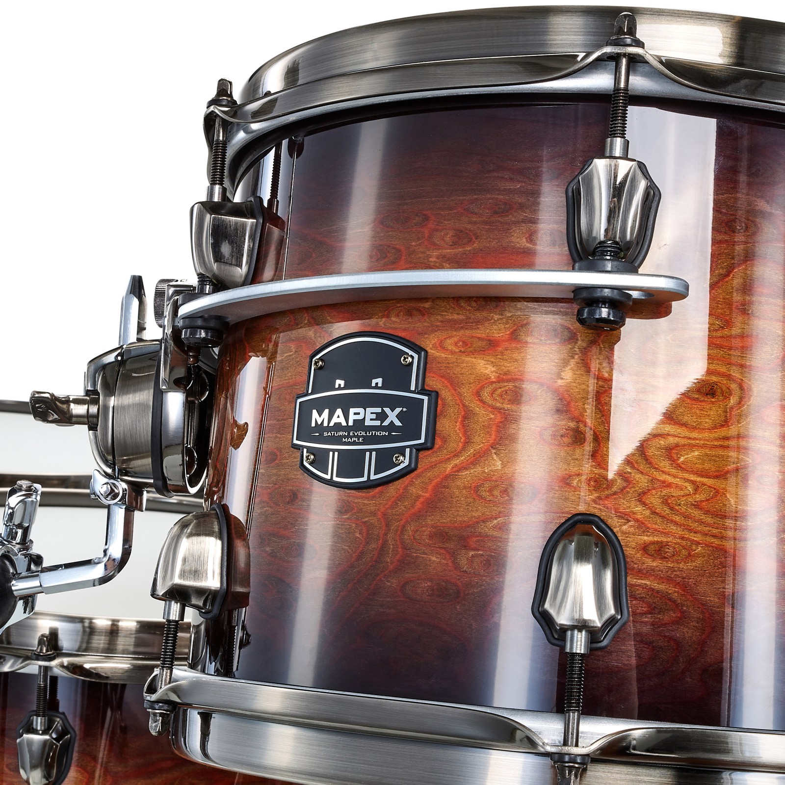 Mapex Saturn Evolution Maple Racktom mit Herstellerlogo