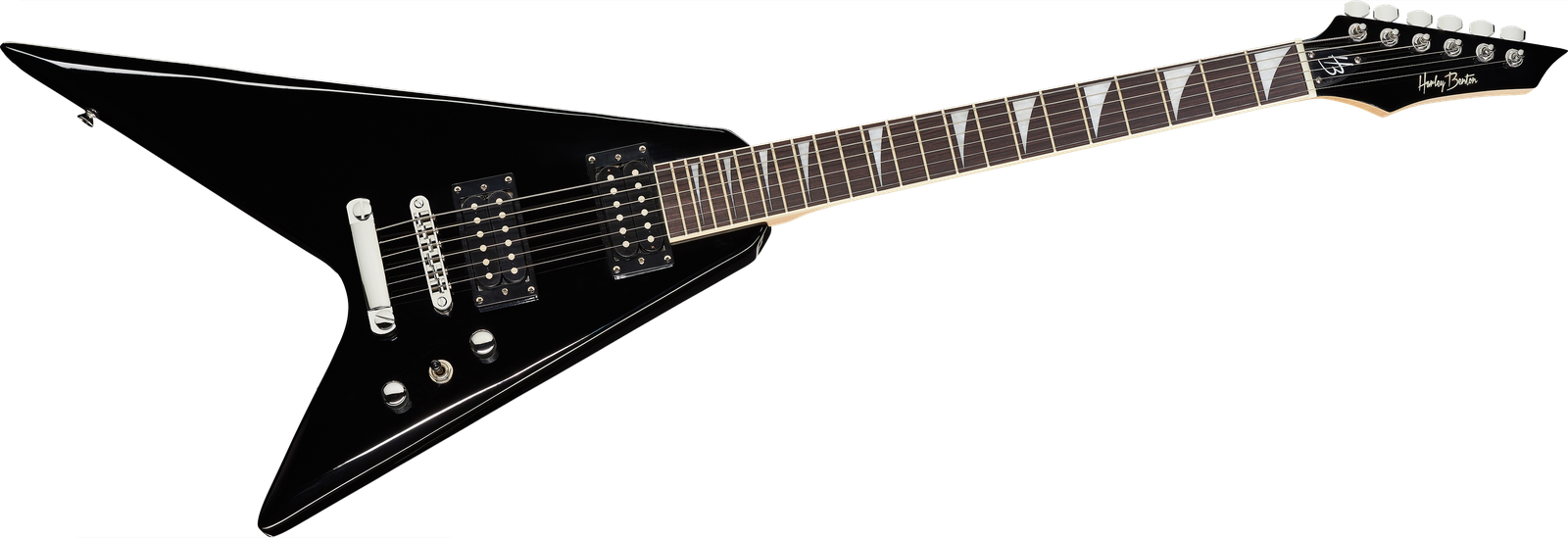 Harley Benton RX-10 Frontansicht Aufmacherbild Komplettansicht Metal