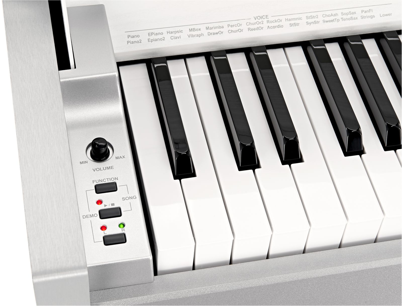 Keys on the Thomann DP-33 WH Compact Digital Piano