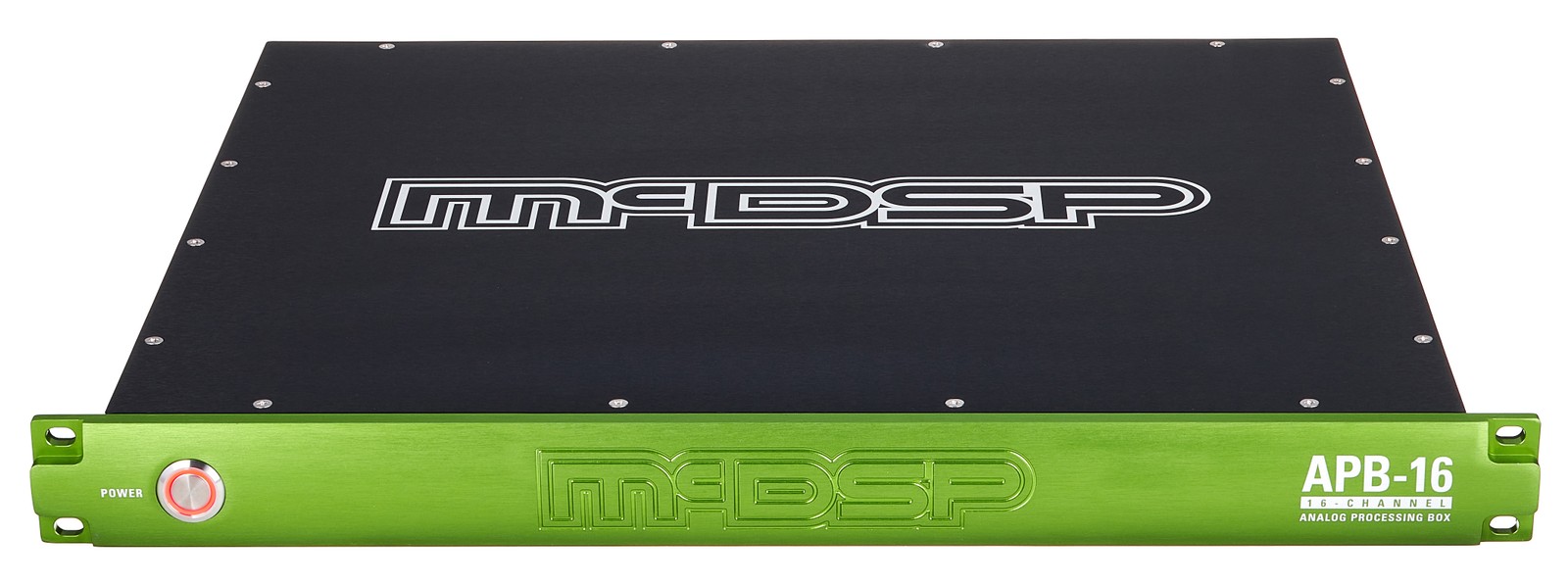 Front of the McDSP APB-16 analogue processing box