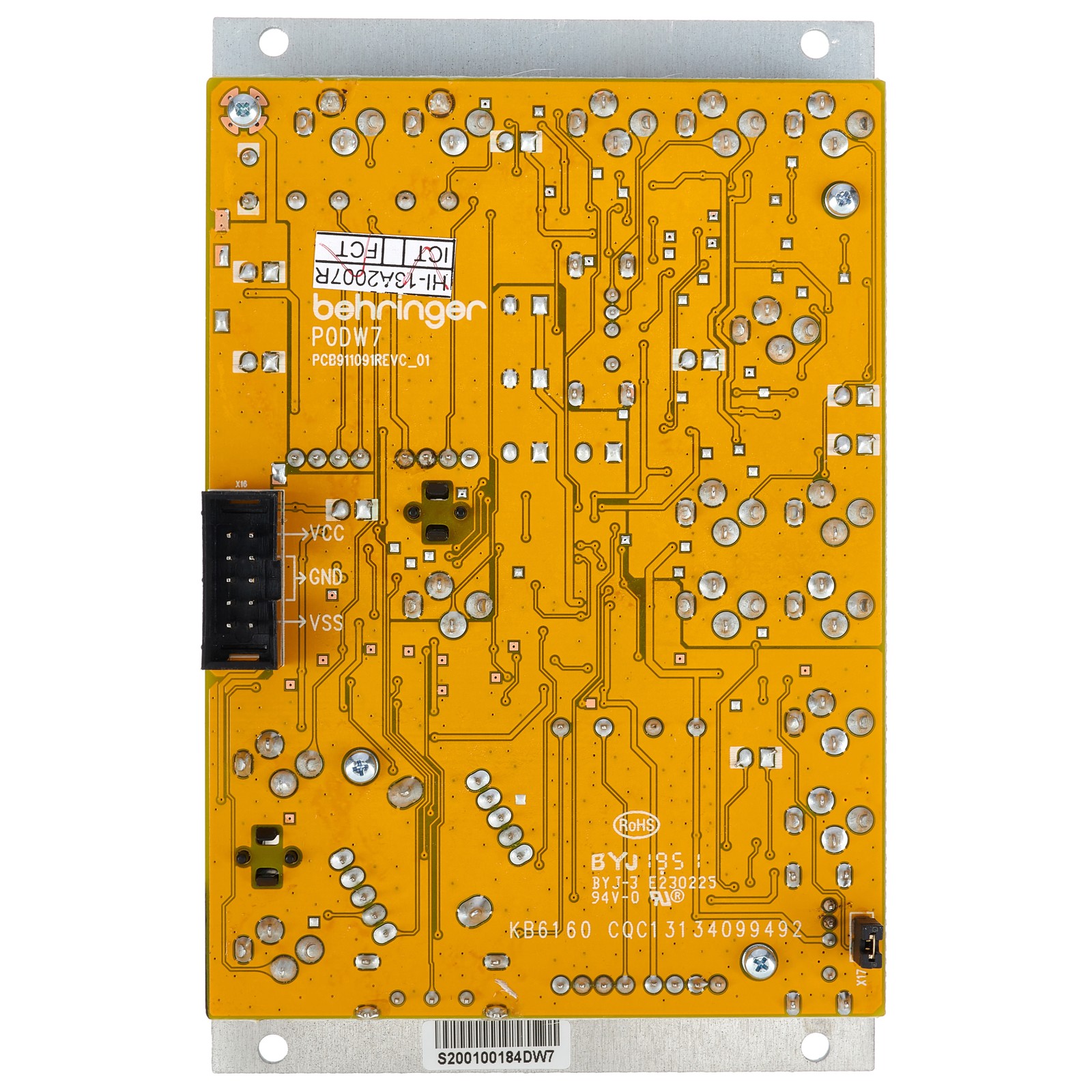  Rückseite des Behringer 150 Ring Mod/Noise/S&H/LFO