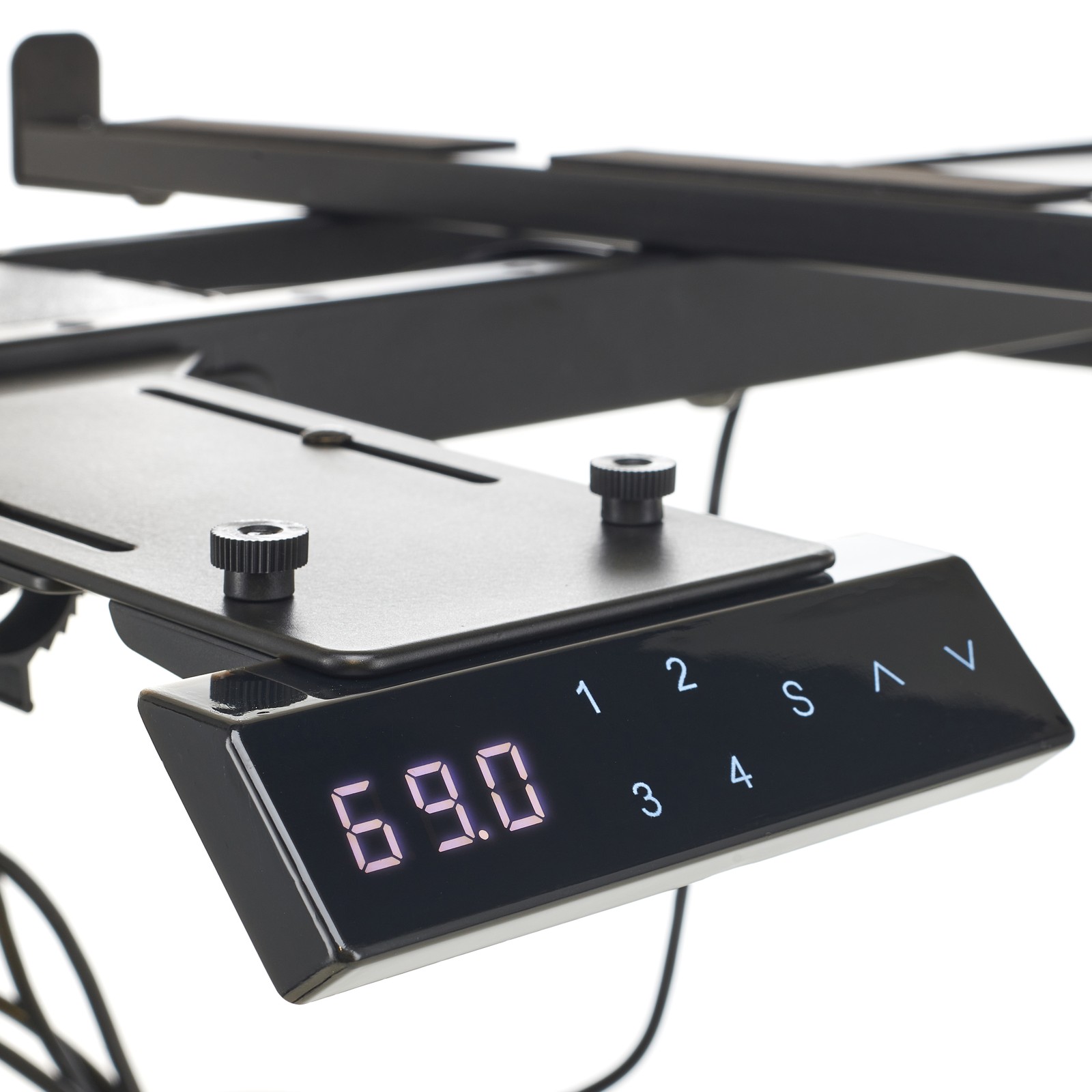 Bedienfeld am Roadworx Multi Electric Stand - Universalständer mit elektrischer Höhenverstellung