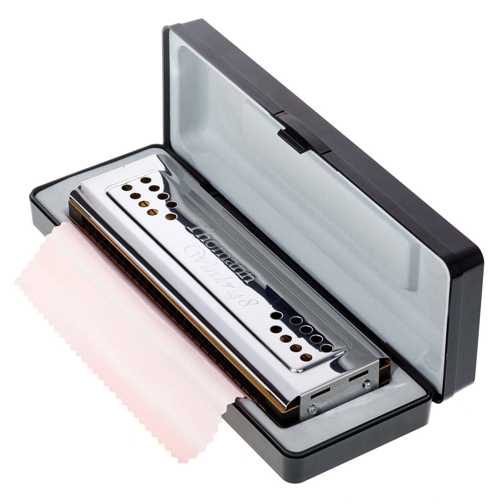 Thomann Wender 48 Mundharmonika im Case