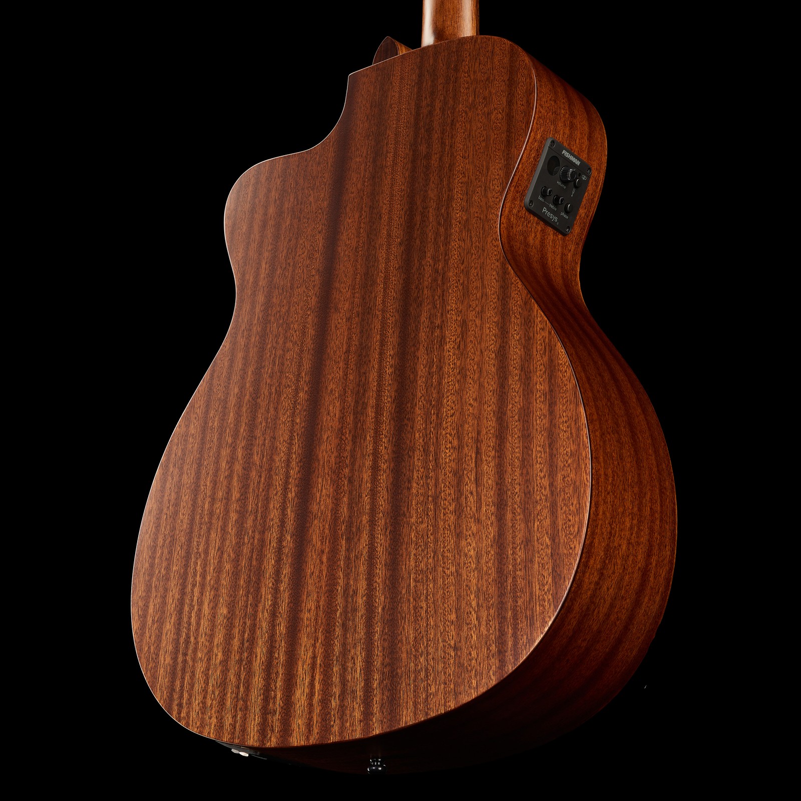 Sapele Mahagoni Korpus der Harley Benton Custom Line CLA-15MCE VS Westerngitarre