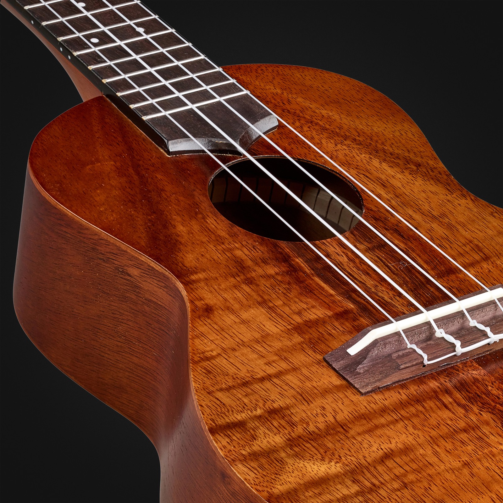 Decke der Harley Benton Hawaii Koa Concert Ukulele