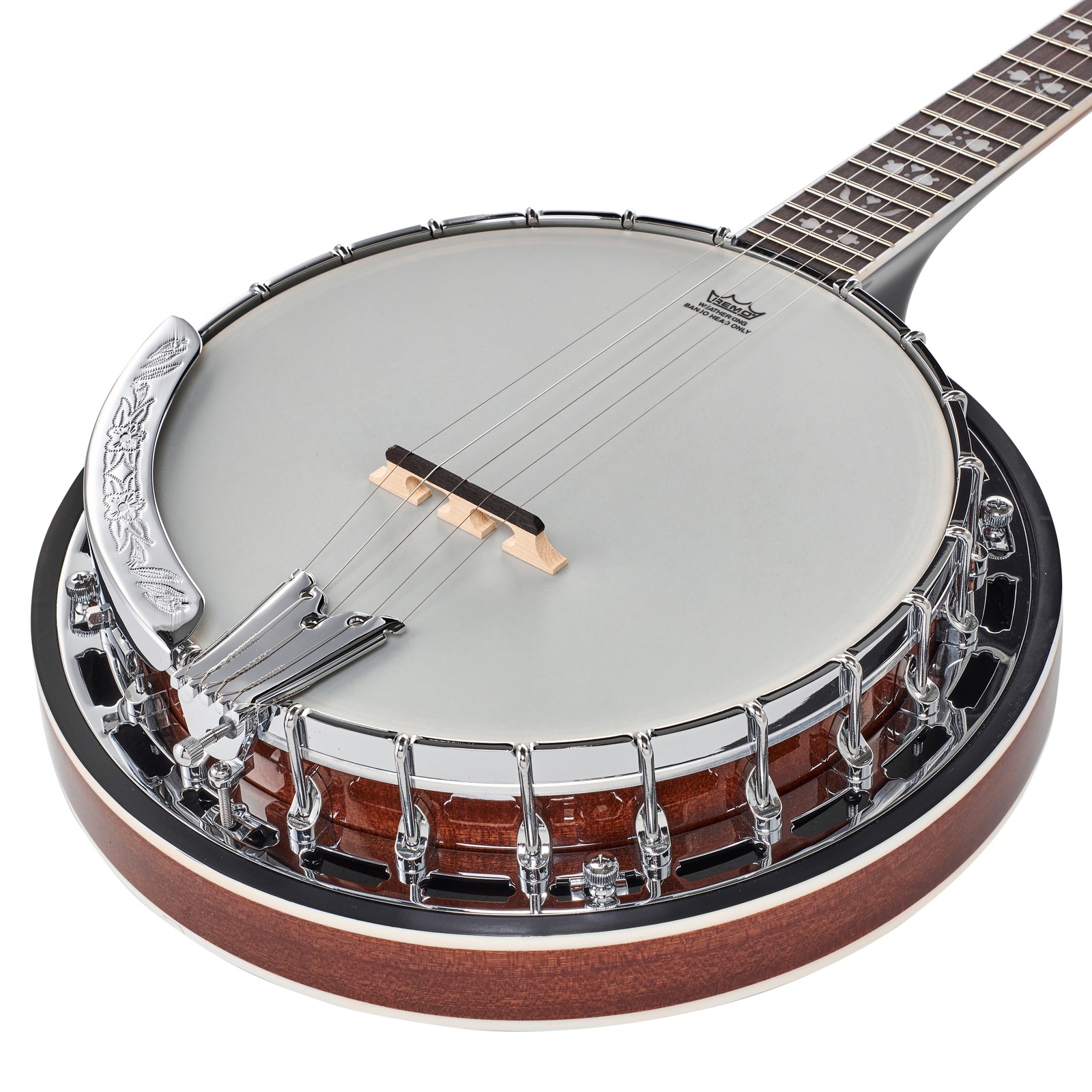 Optima 3002 Banjo 5-string SILVER Strings, Loop End B-2