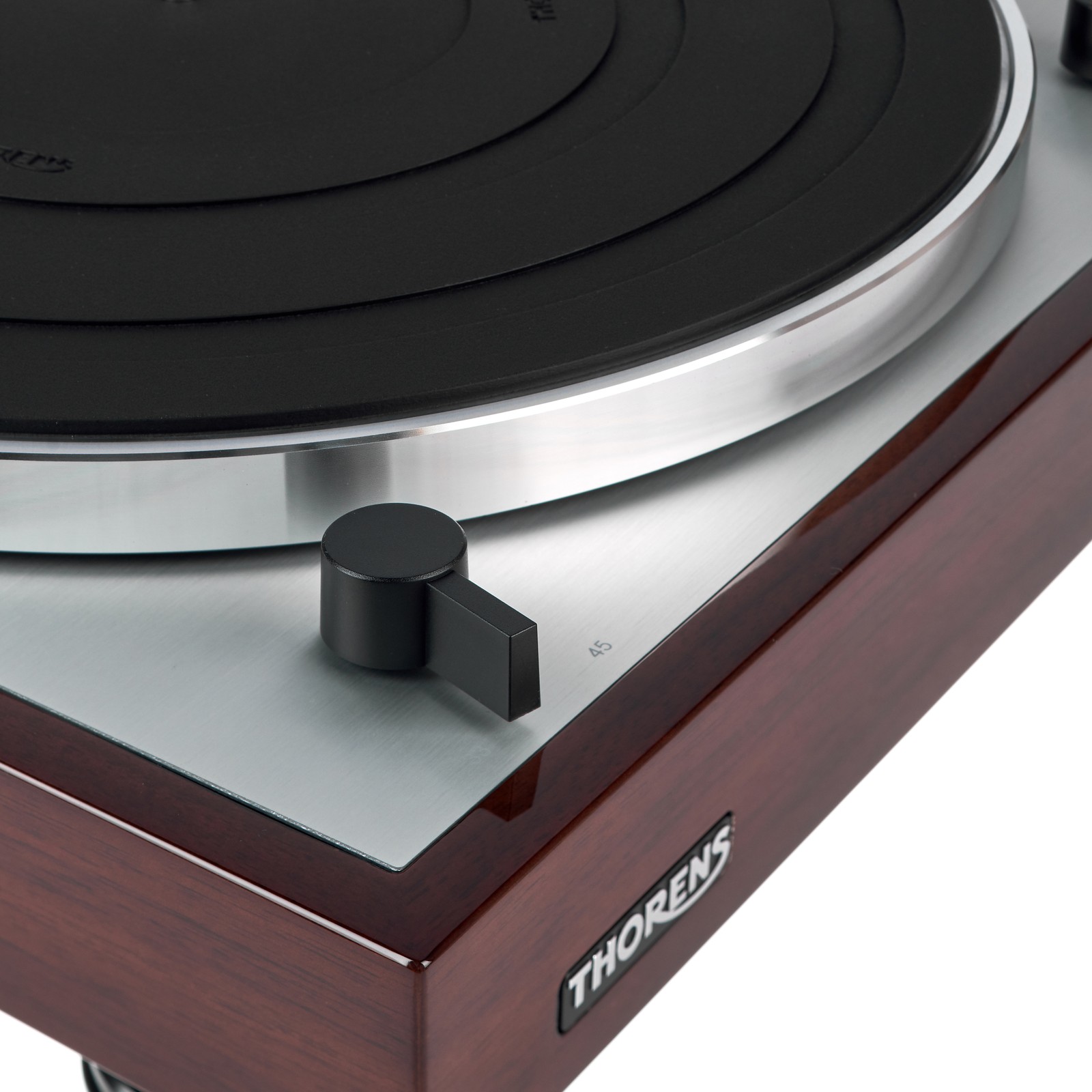 Thorens TD 402 DD walnut, Direktangetriebener Plattenspieler