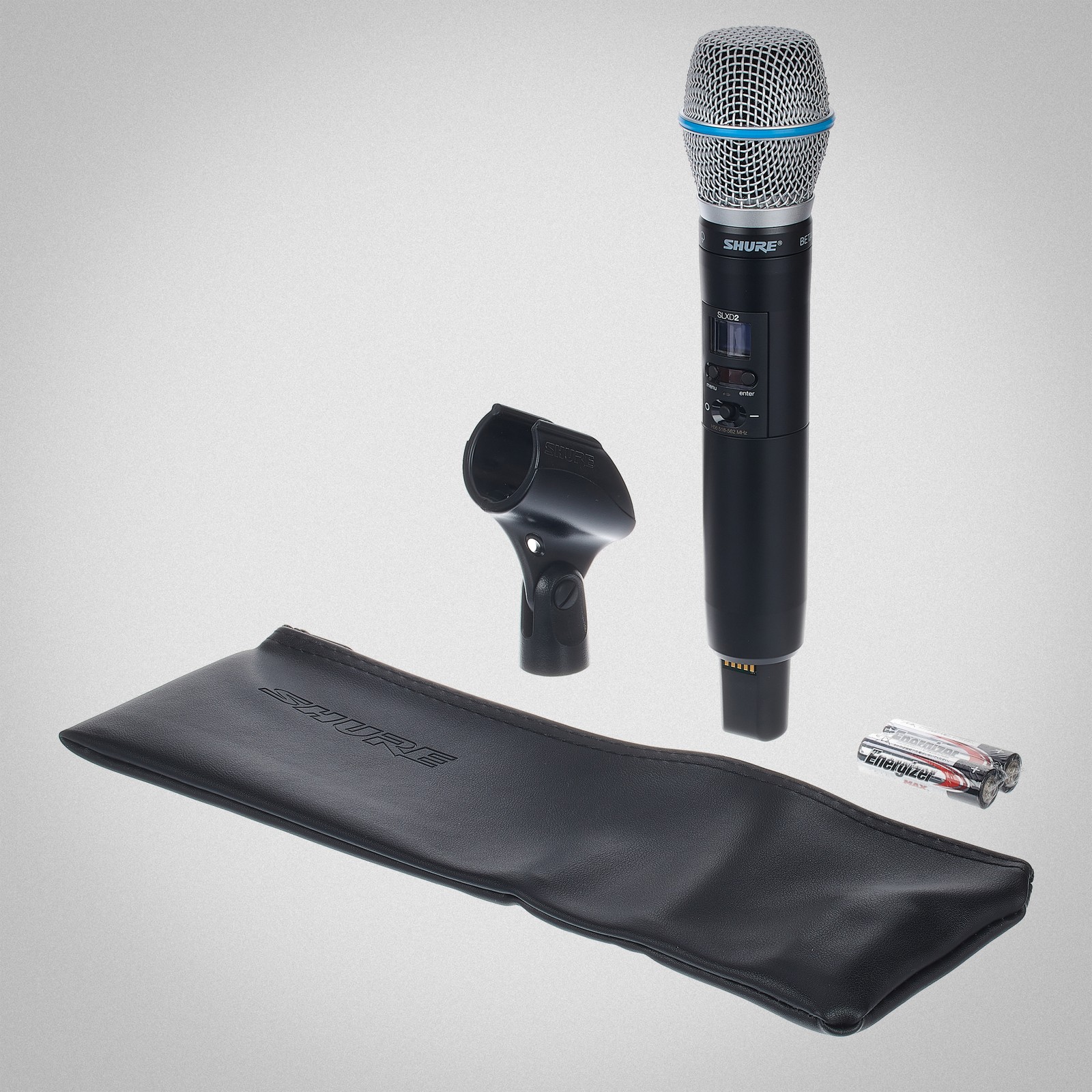 Shure SLXD2/Beta87A G59, inklusive Tasche