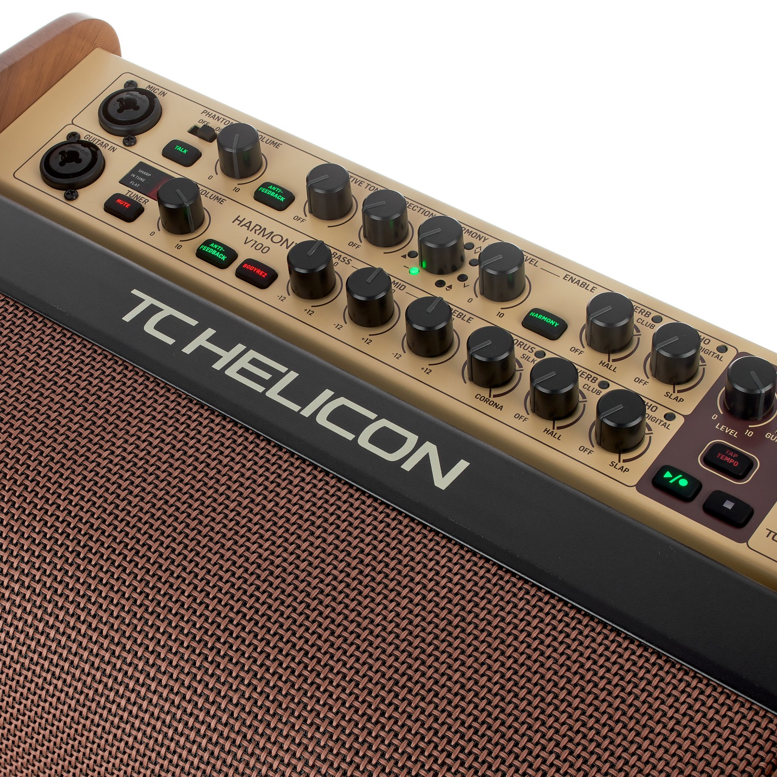 TC-Helicon Akustikgitarrenverstärker Oberseite