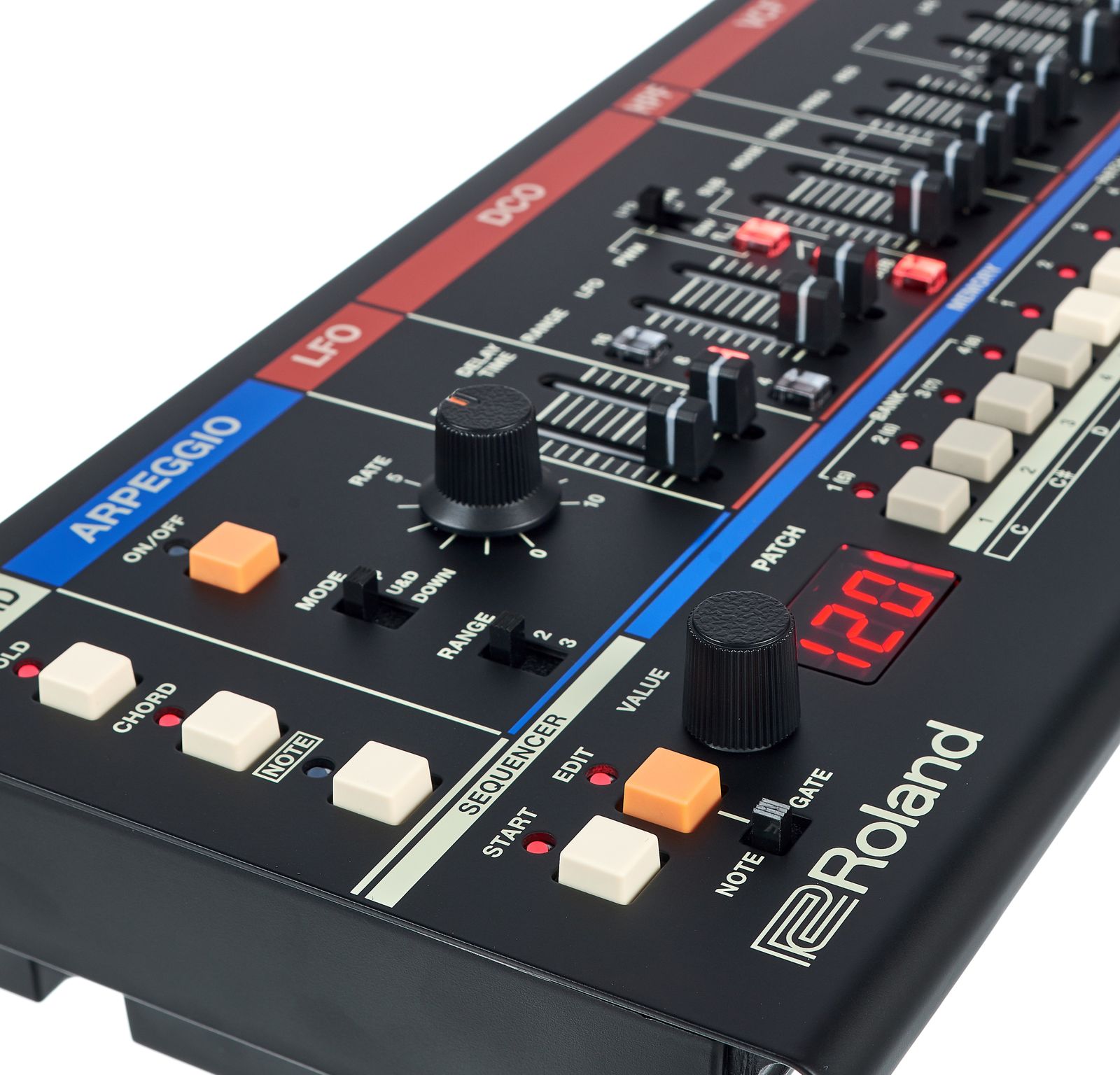 Roland JU-06A Synthesizermodul Bedienpanel