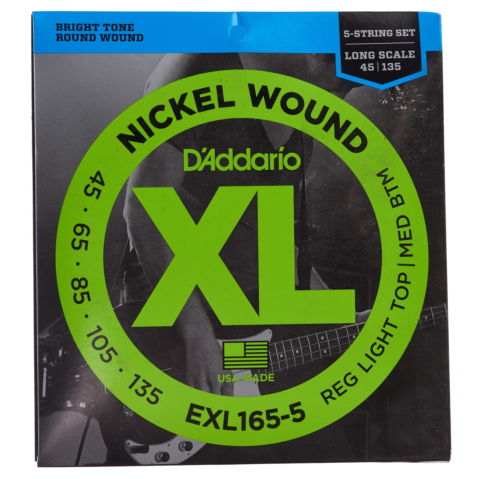 Daddario EXL165-5 Saitensatz für E-Bass