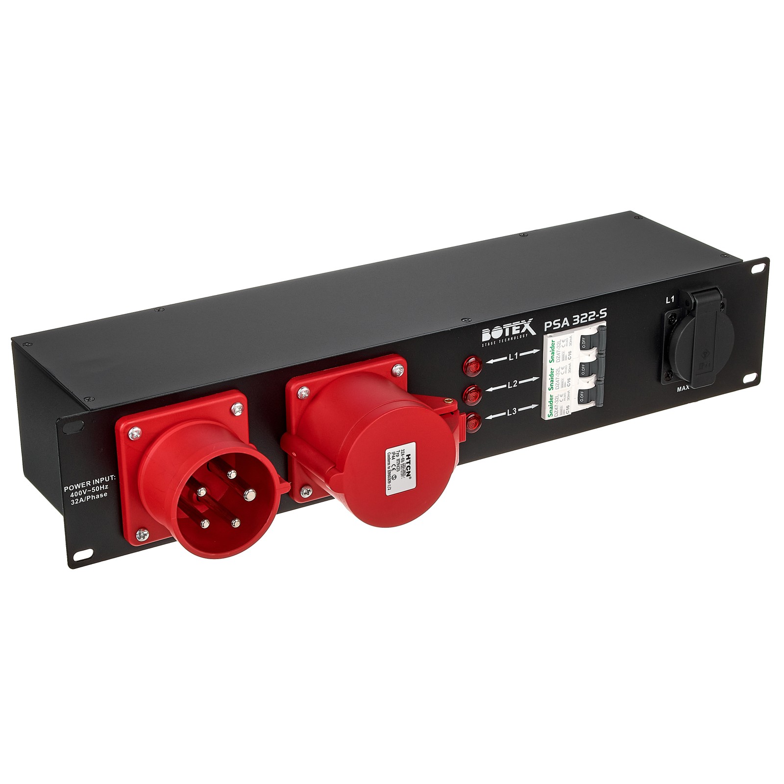 Botex PSA 322-S RCBO, Stromverteiler 32 A mit RCBOs