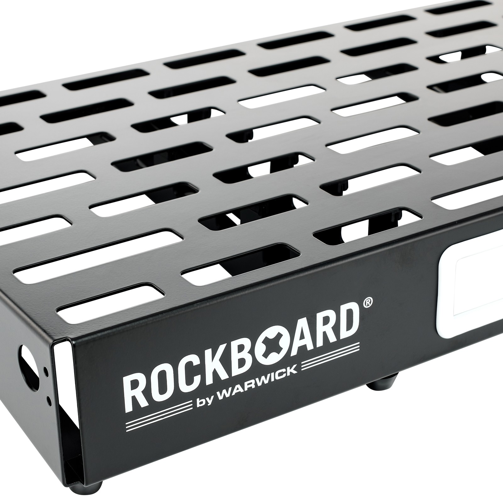 Manufacturer logo on the RockBoard QUAD 4.3 pedalboard
