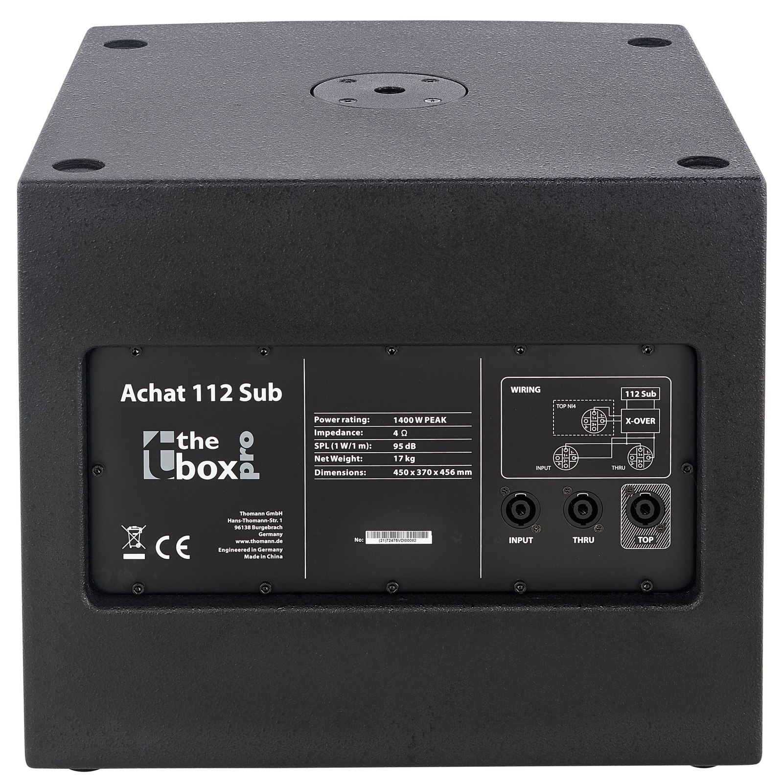 the box pro Achat 112 Sub 12" Subwoofer
