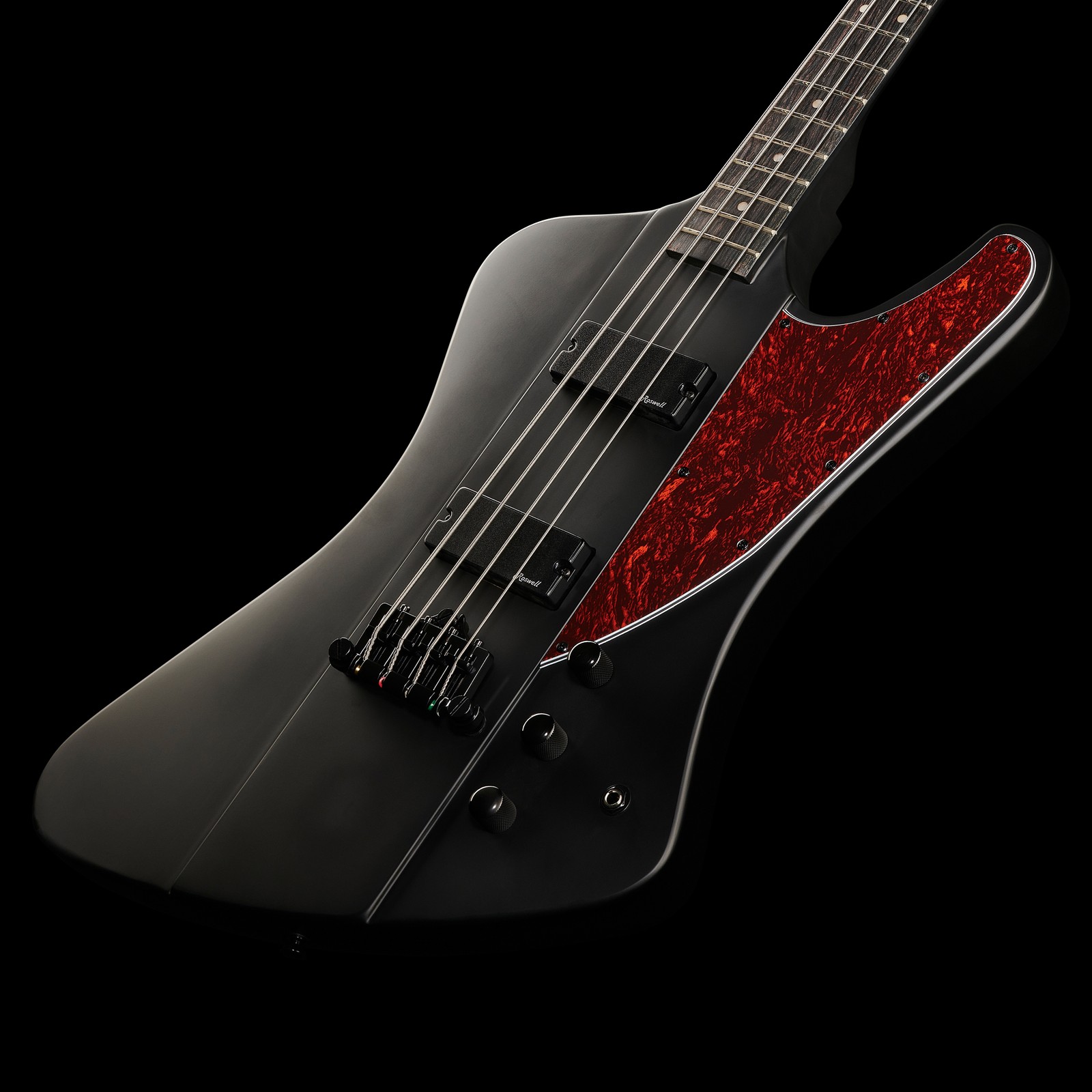 Harley Benton TB-70 SBK Deluxe Series bass body, front view