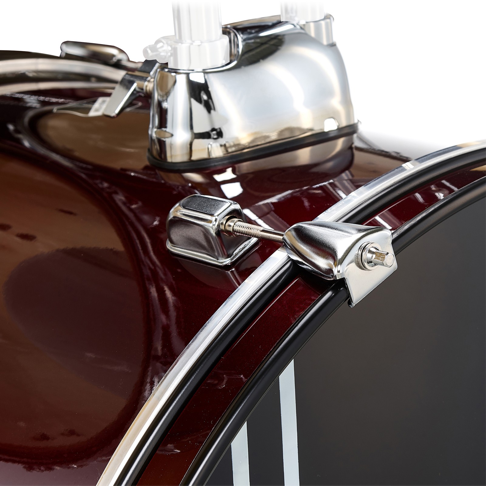 Millenium Bassdrum Spannreifen mit Spannklauen