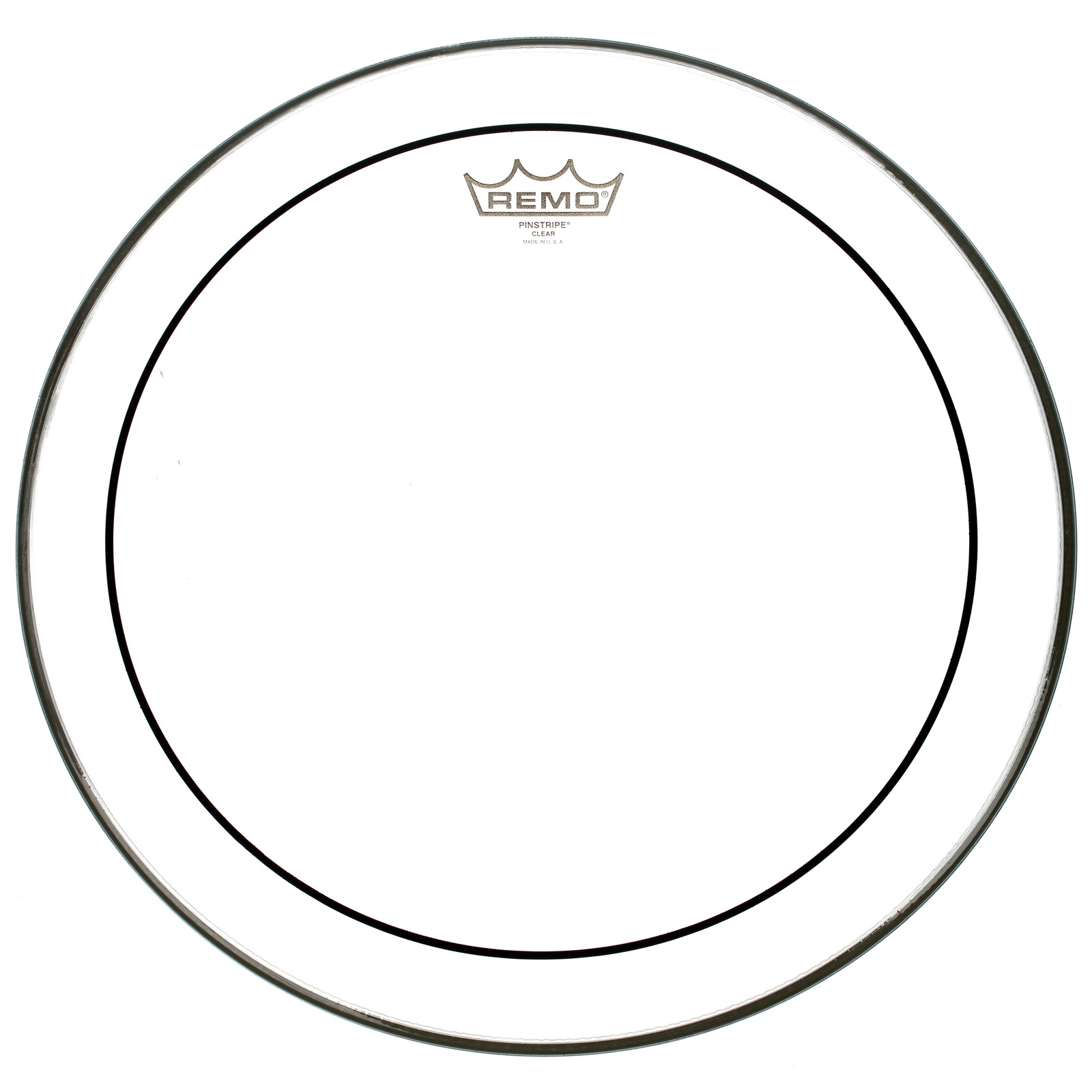 Remo Pin Stripe Clear 16" Fell