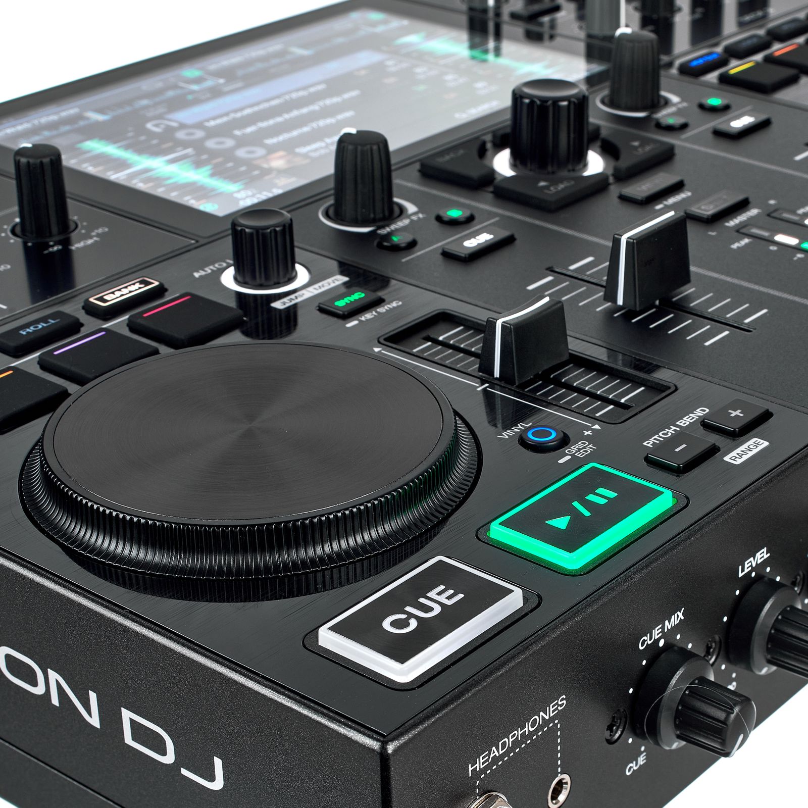 Denon DJ Prime GO Rechargeable DJ System with Touchscreen & Wi-Fi with  Decksaver Cover