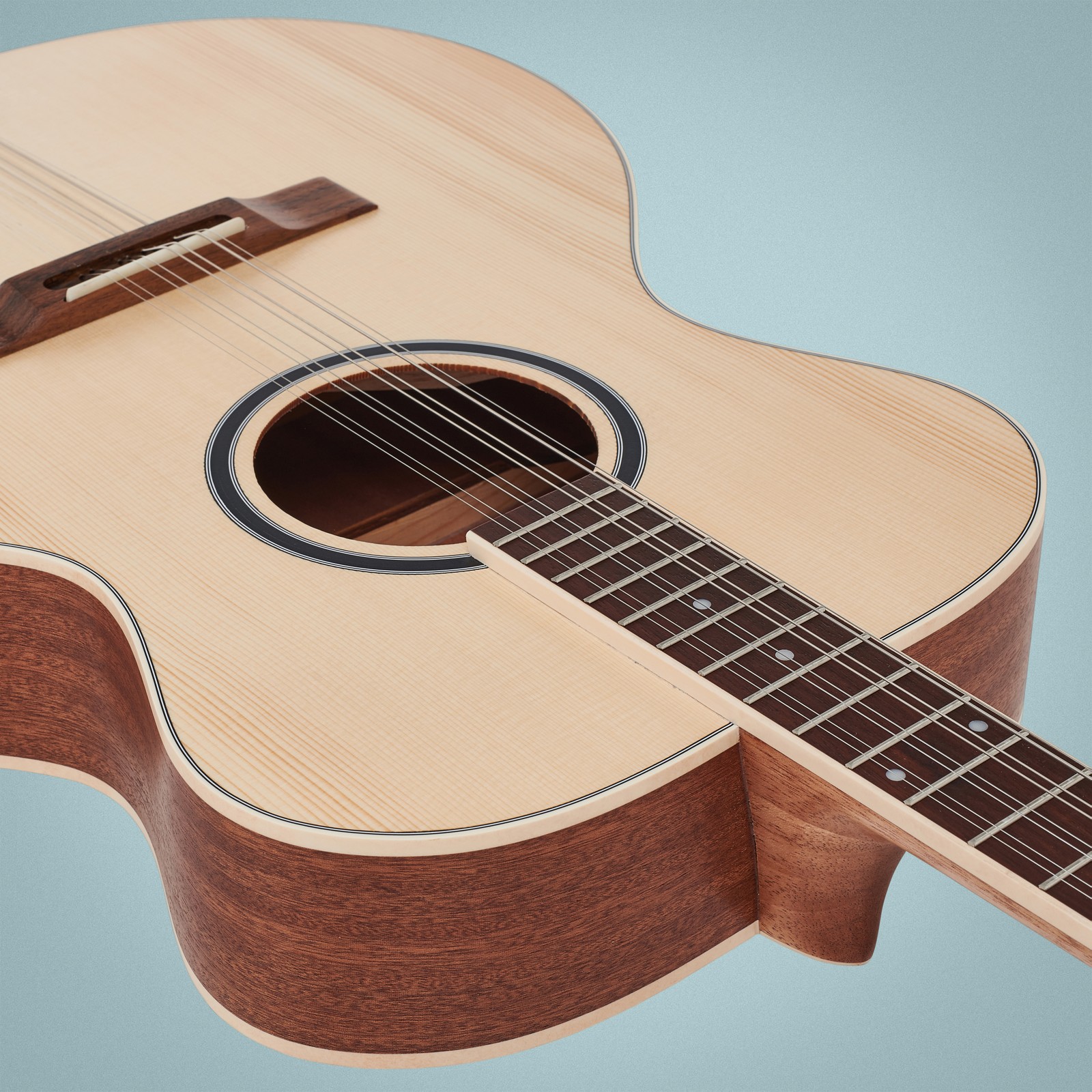 Griffbrett der Thomann Bouzouki-Guitar Standard