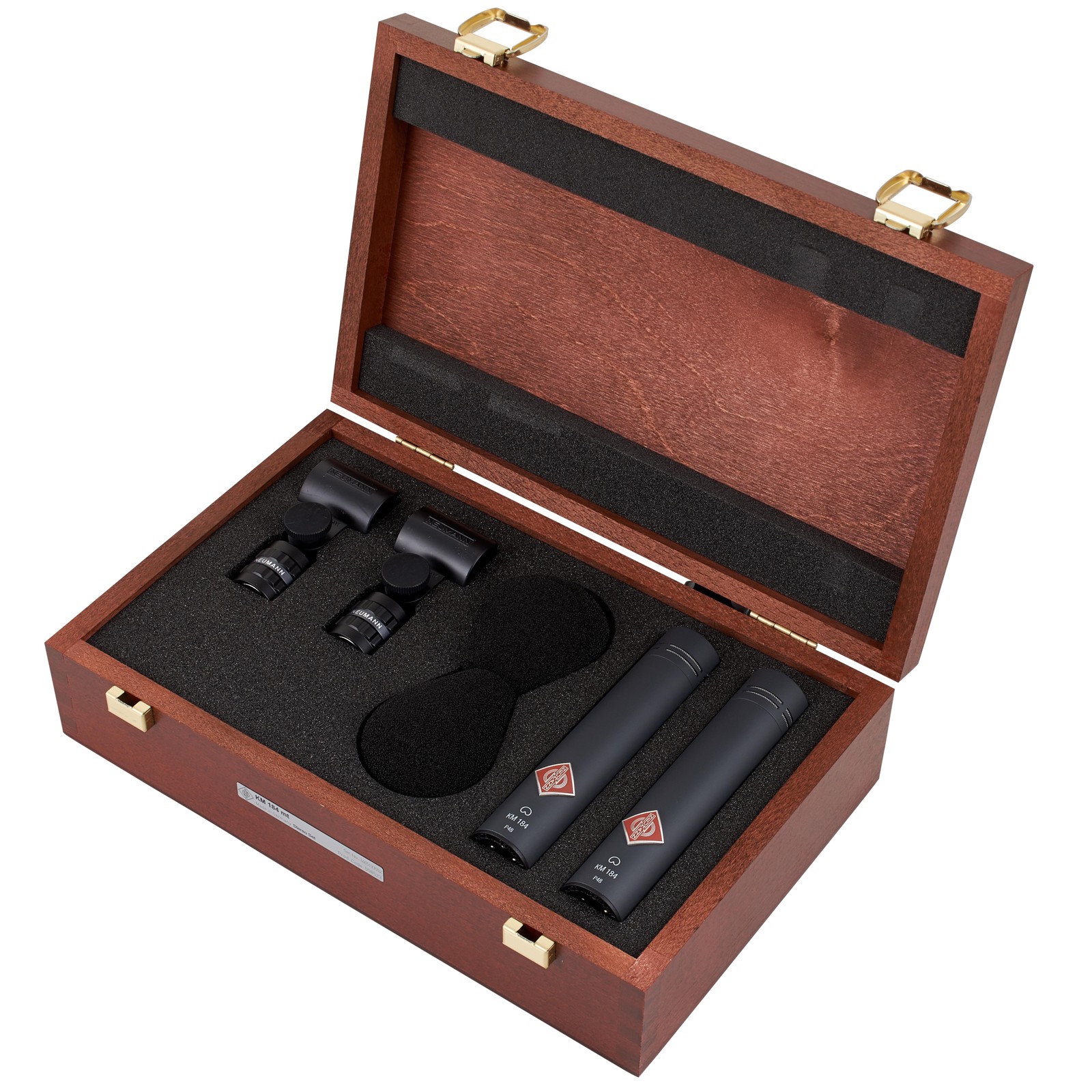 Neumann KM184 mt Stereo Mikrofonset in Holzbox