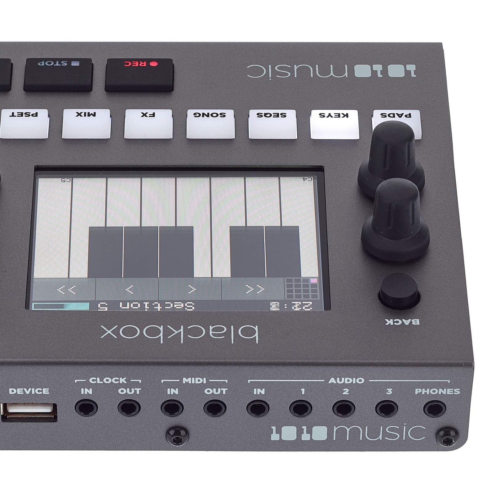 1010music blackbox, Detail