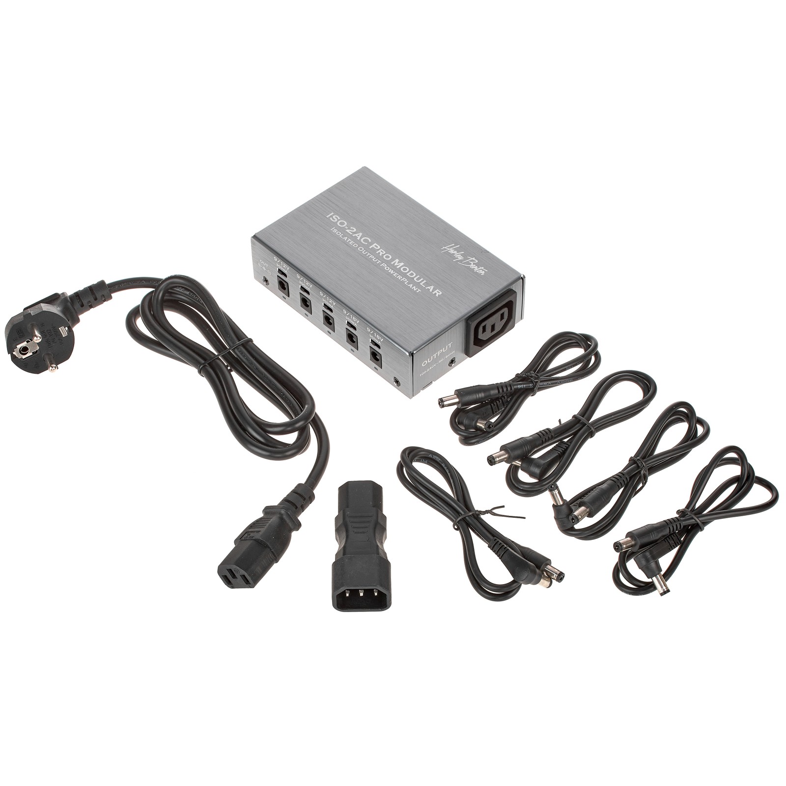 Harley Benton PowerPlant ISO-2AC Pro Modular und Kabel