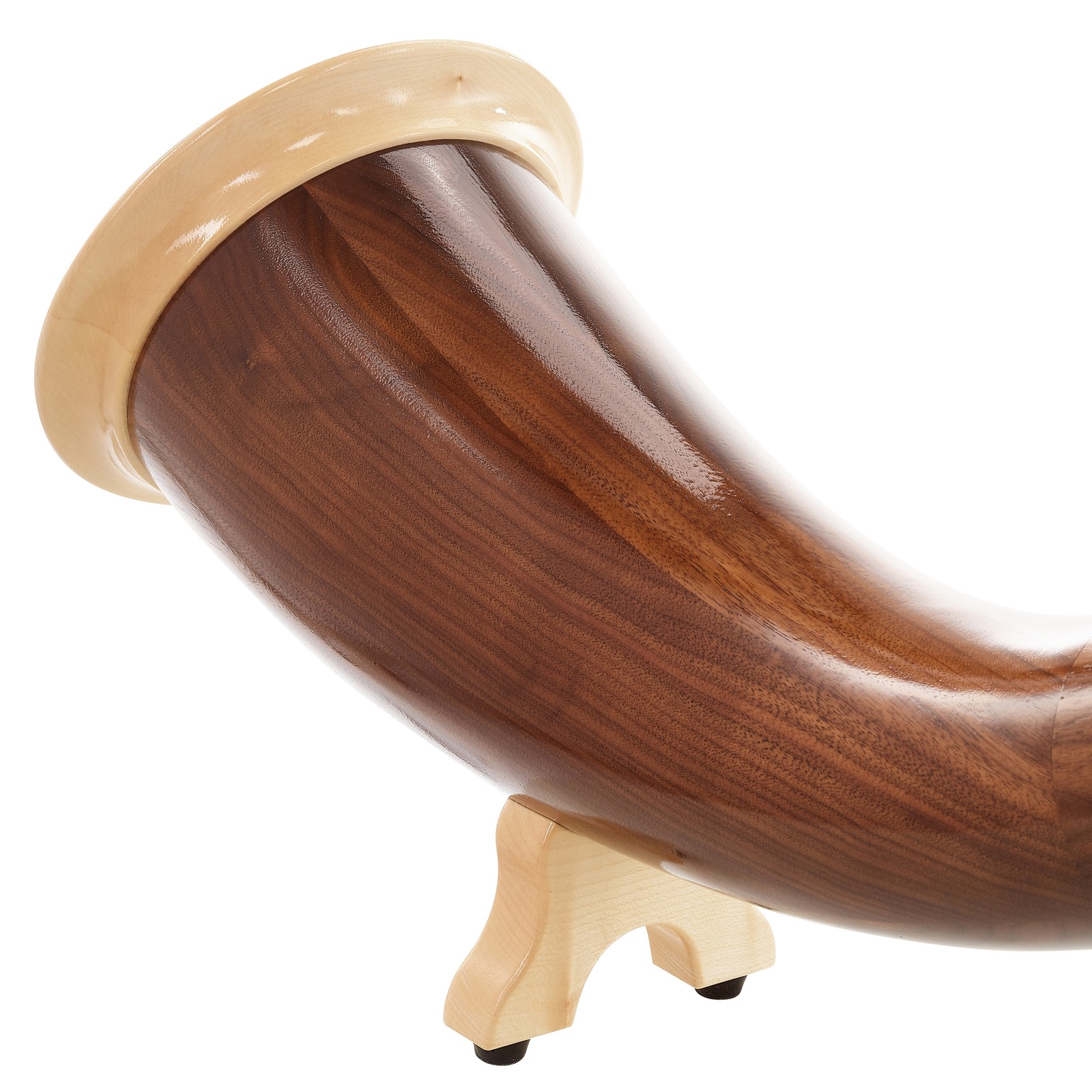 Schallbecher des Thomann Matterhörnli Nut Wood Alphorns
