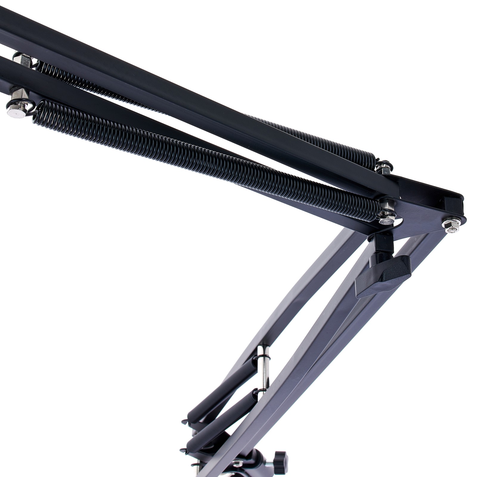 Federverstärkung am Mikroklemme am Fun Generation Podcast Stand Tisch-Mikrofonarm