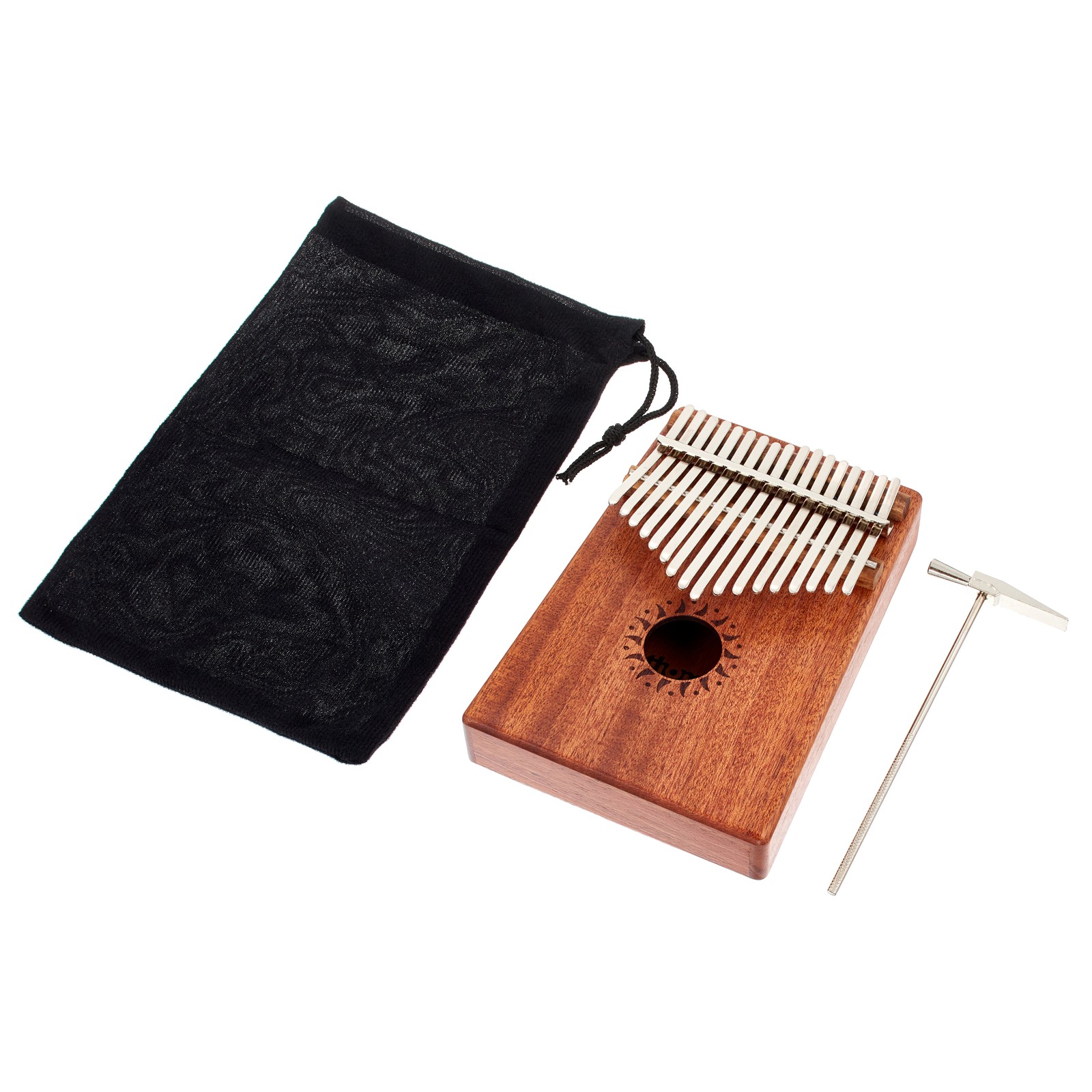Thomann TK17-R Kalimba mit Stimmhammer und Tasche