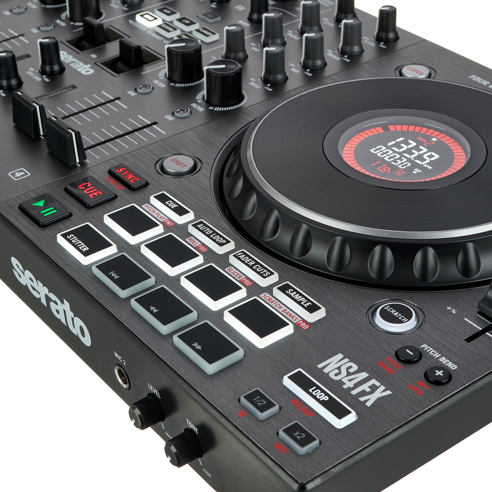 ④Numark Mixtrack DJコントローラー Amazon.com: Numark MIXTRACK Platinum FX 4-channel Serato DJ