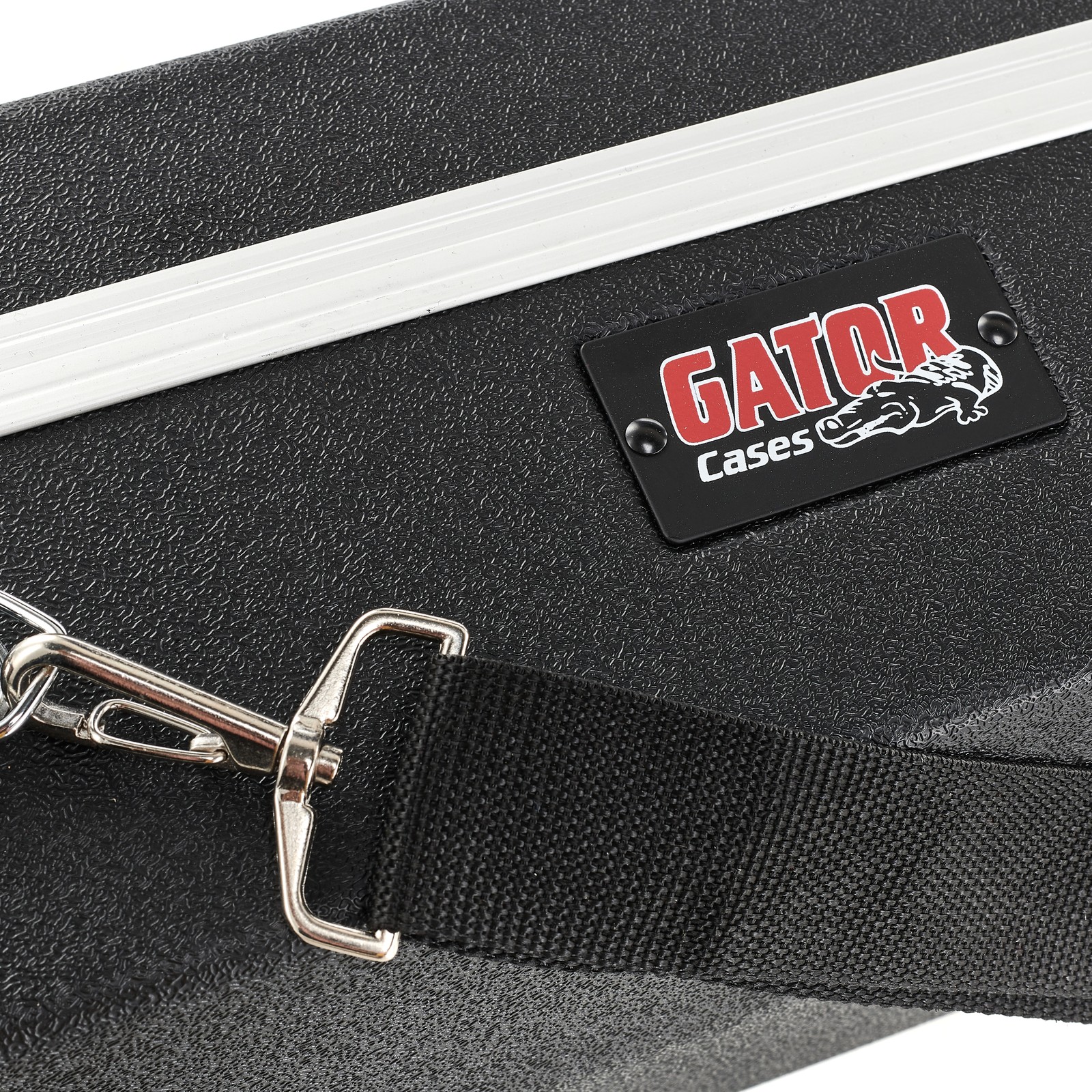 Herstellerlogo auf dem Gator Molded Banjo Case
