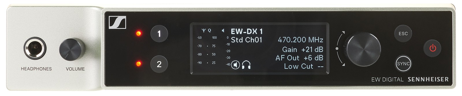 Sennheiser EW-DX EM 2 Q1-9 Frontseite