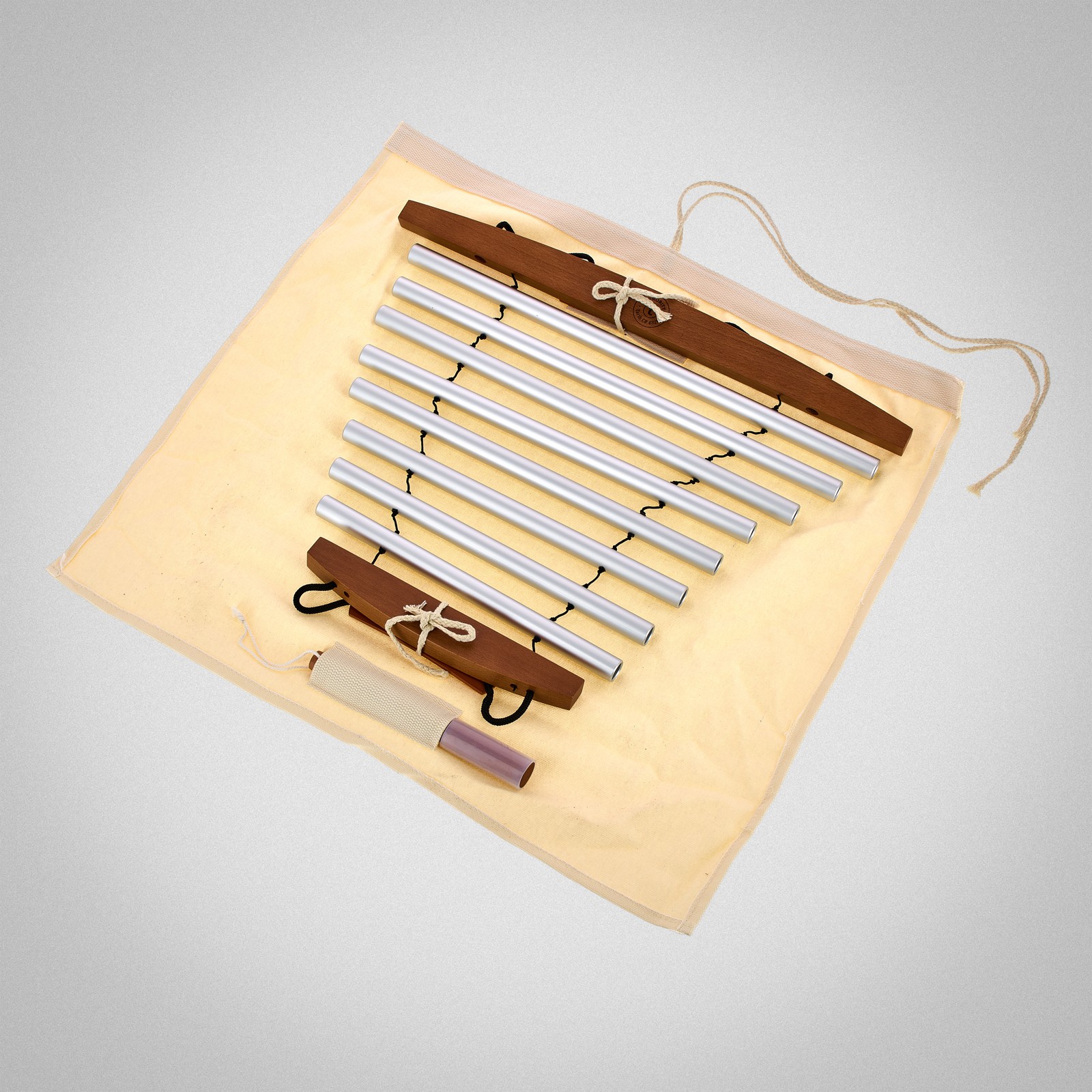 Thomann Sonority Chimes C# Maj. Silver, Klangspiel mit Tasche