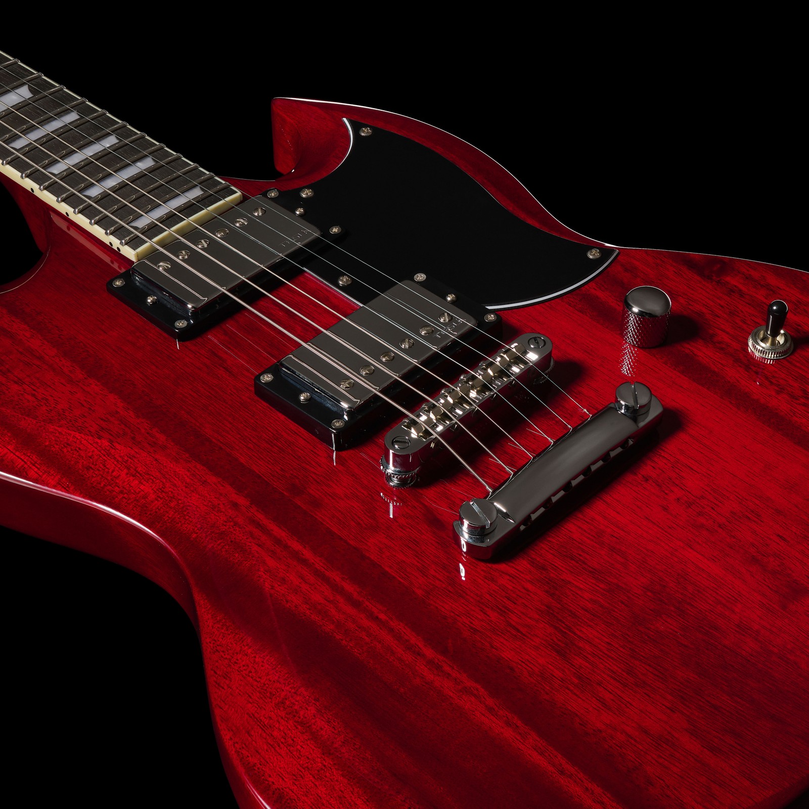 Tesla TM VR-Nitro Alnico-5 Humbucker der Harley Benton DC-Custom II Cherry