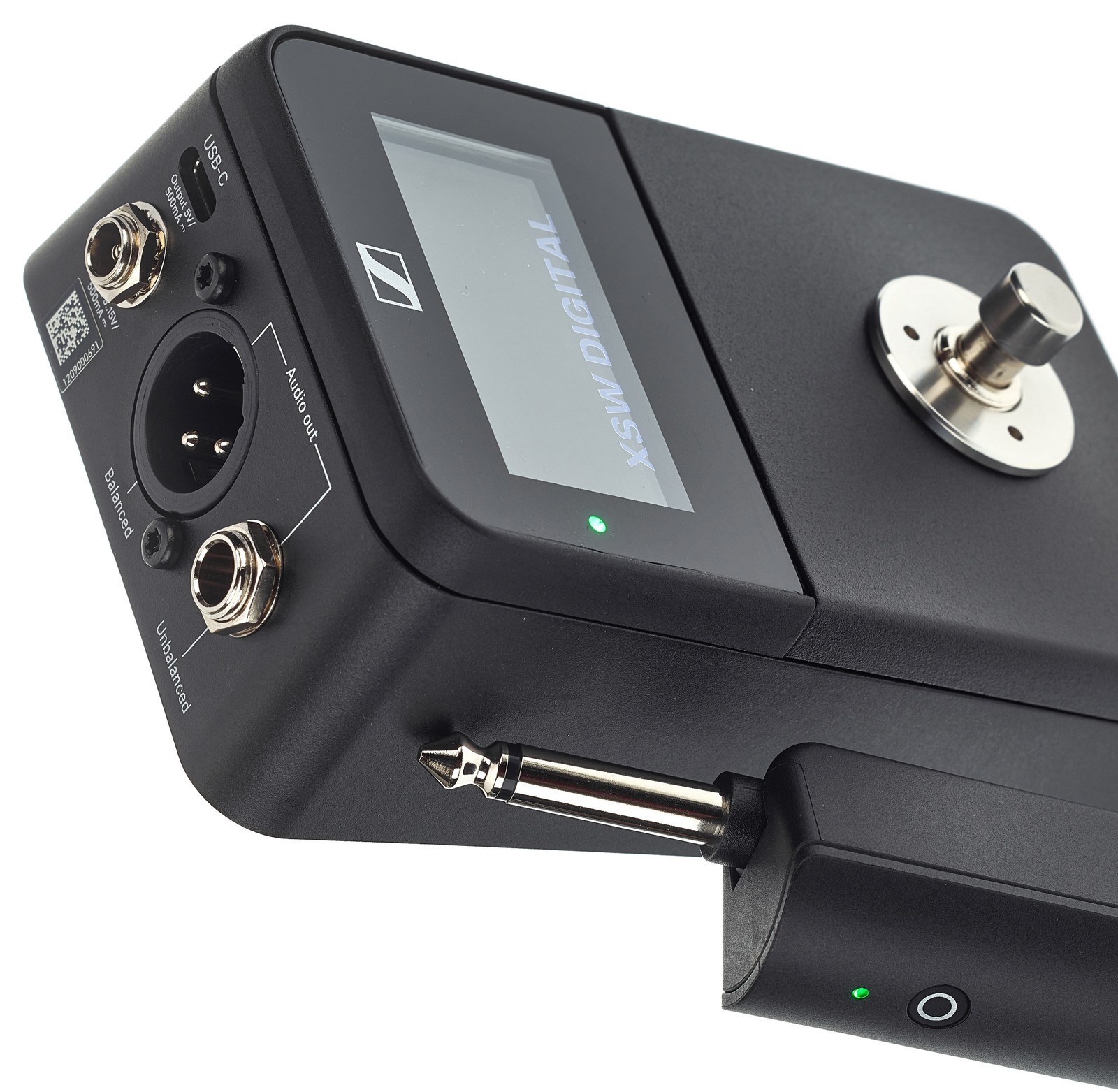 Detailansicht des Sennheiser XSW-D Pedalboard Set, Digitale Funkstrecke für E-Gitarre und E-Bass