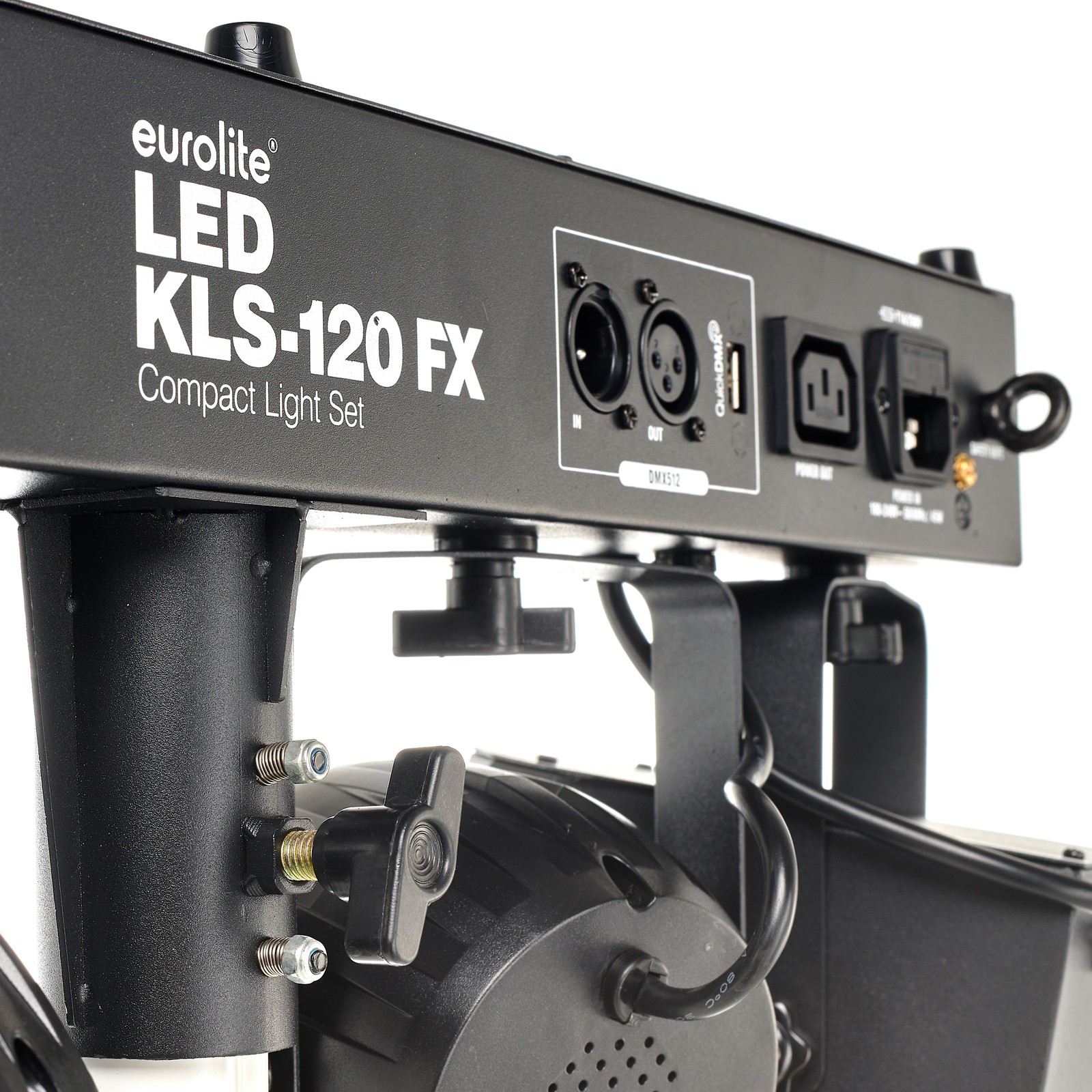 Eurolite LED KLS-120 FX Compact Light Anschlüsse